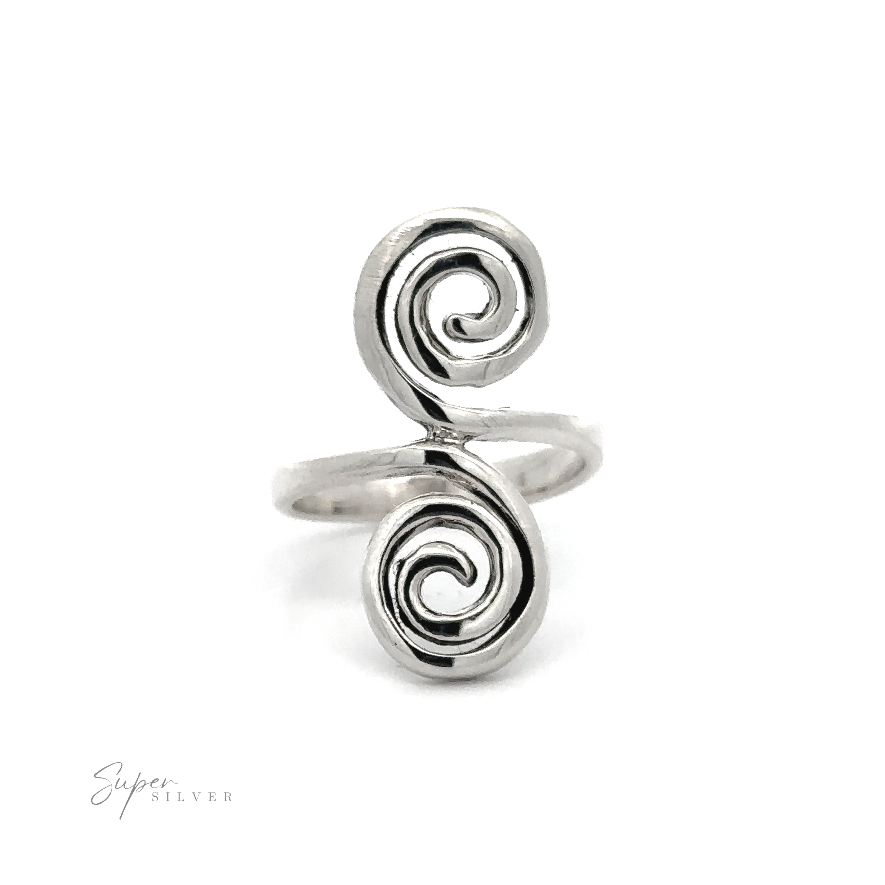 Double sale spiral ring