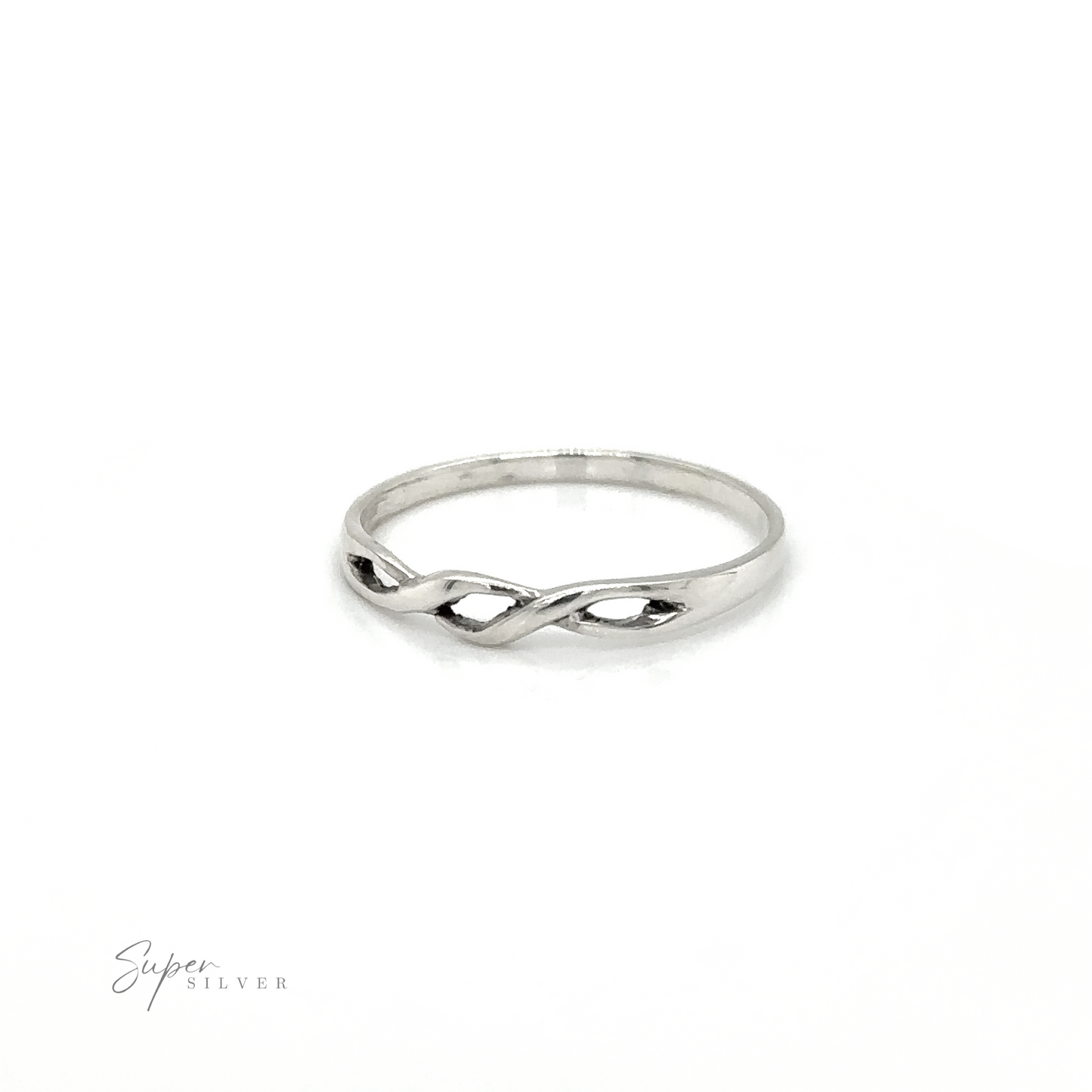 A delicate Dainty Open Twist Band, perfect for minimalist fashionistas.