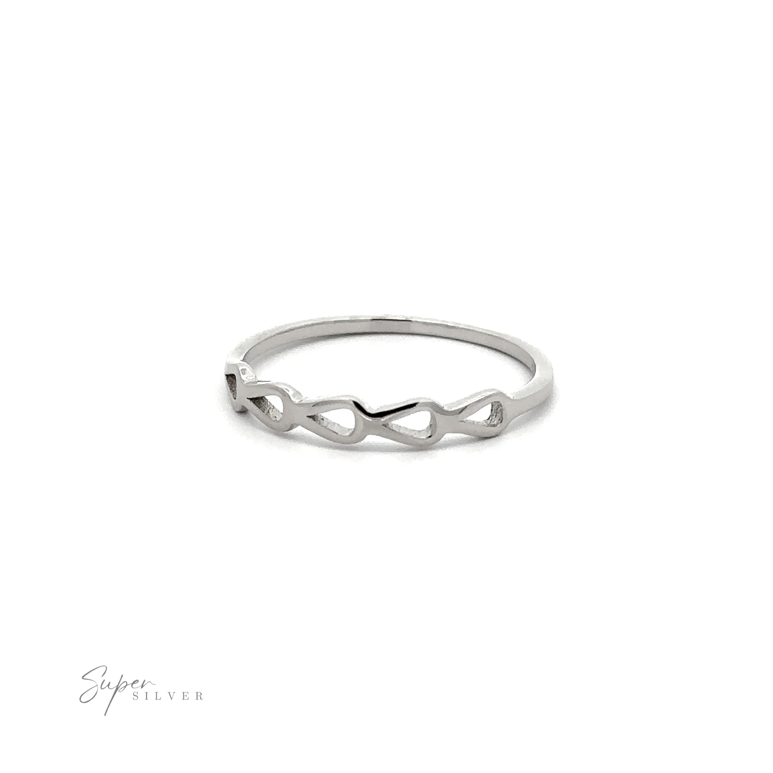 A Cutout Teardrop Ring.