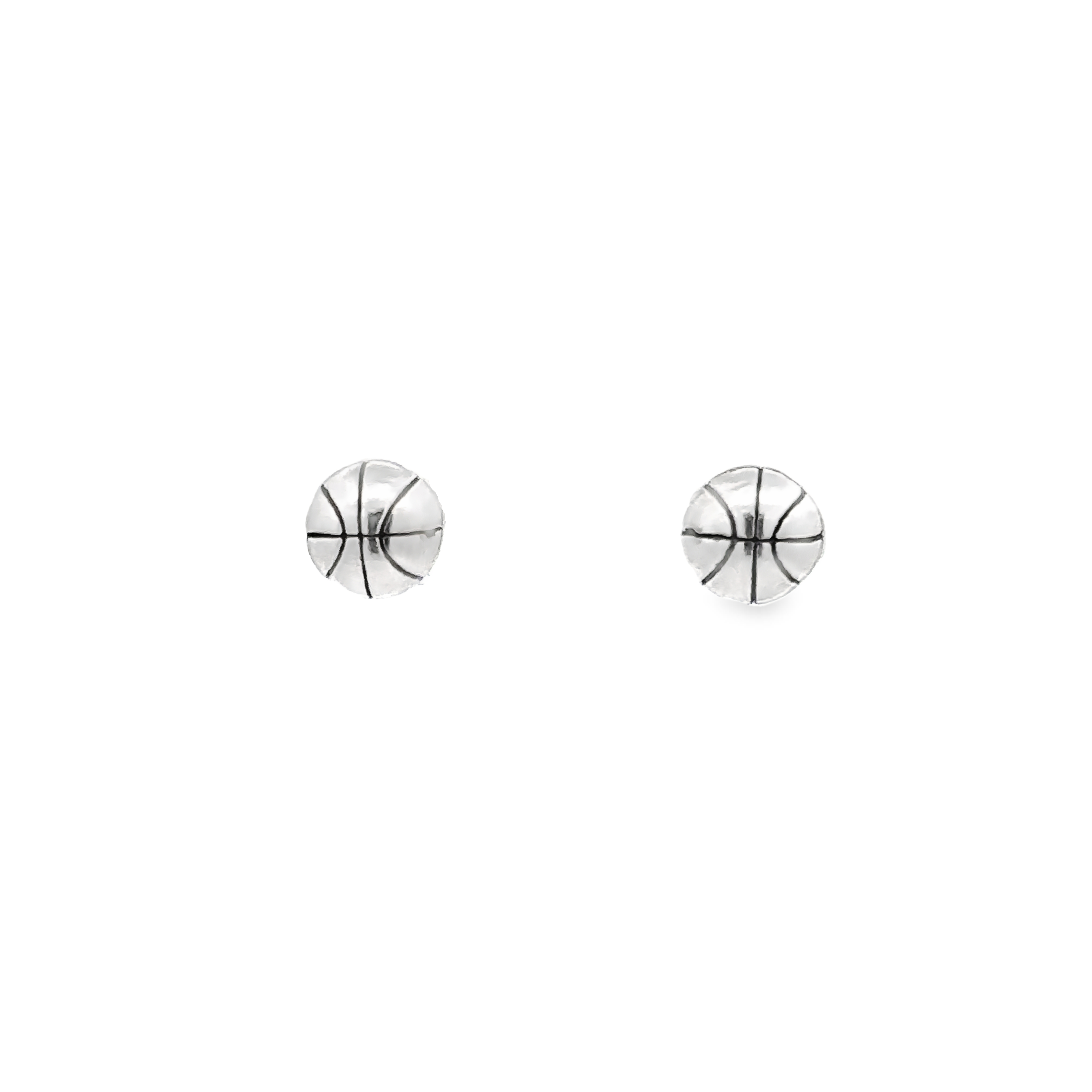 A pair of Sport Balls Studs on a white background.