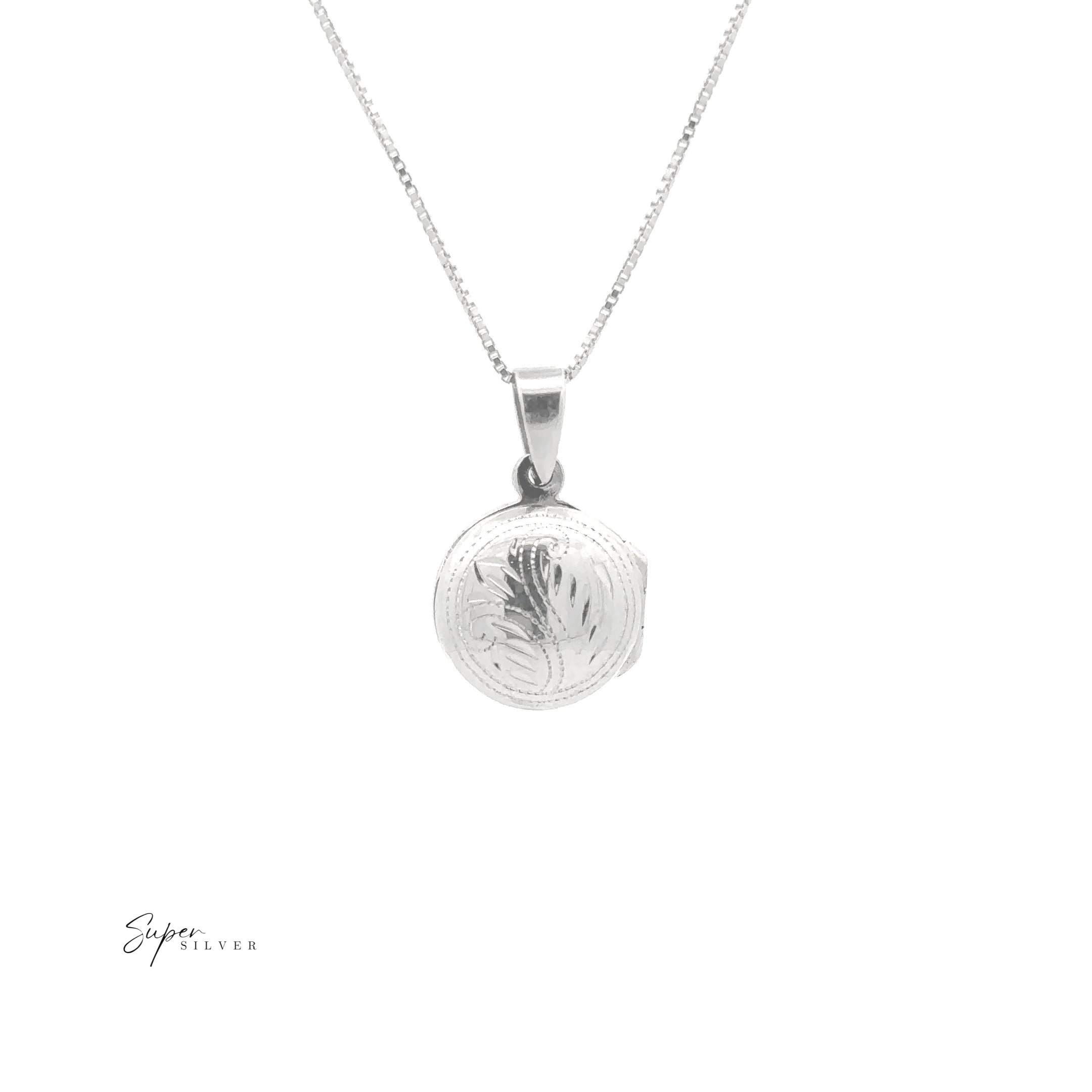 Round Filigree Locket