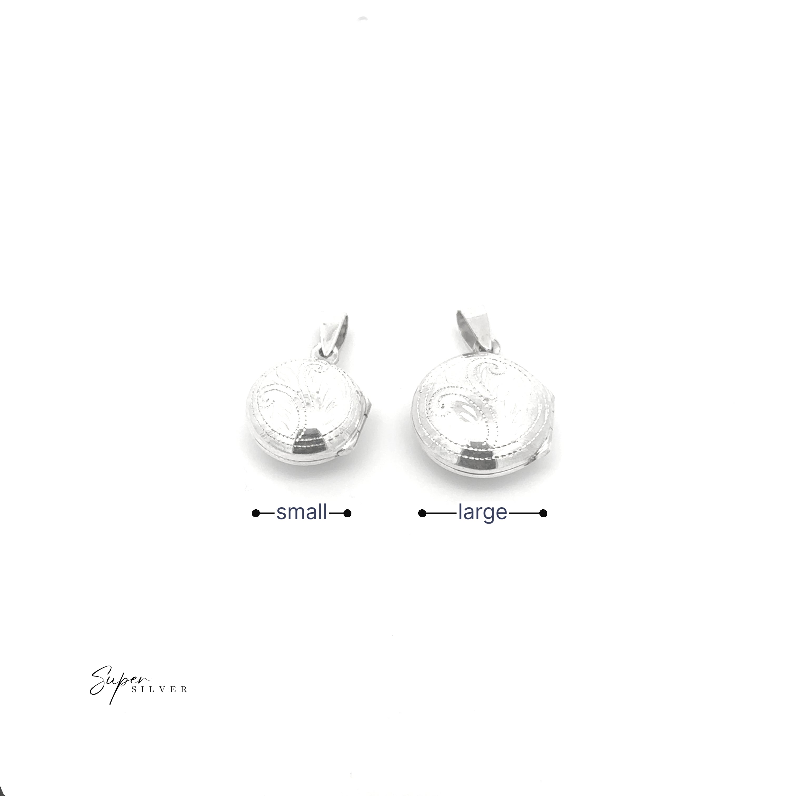 Round Filigree Locket