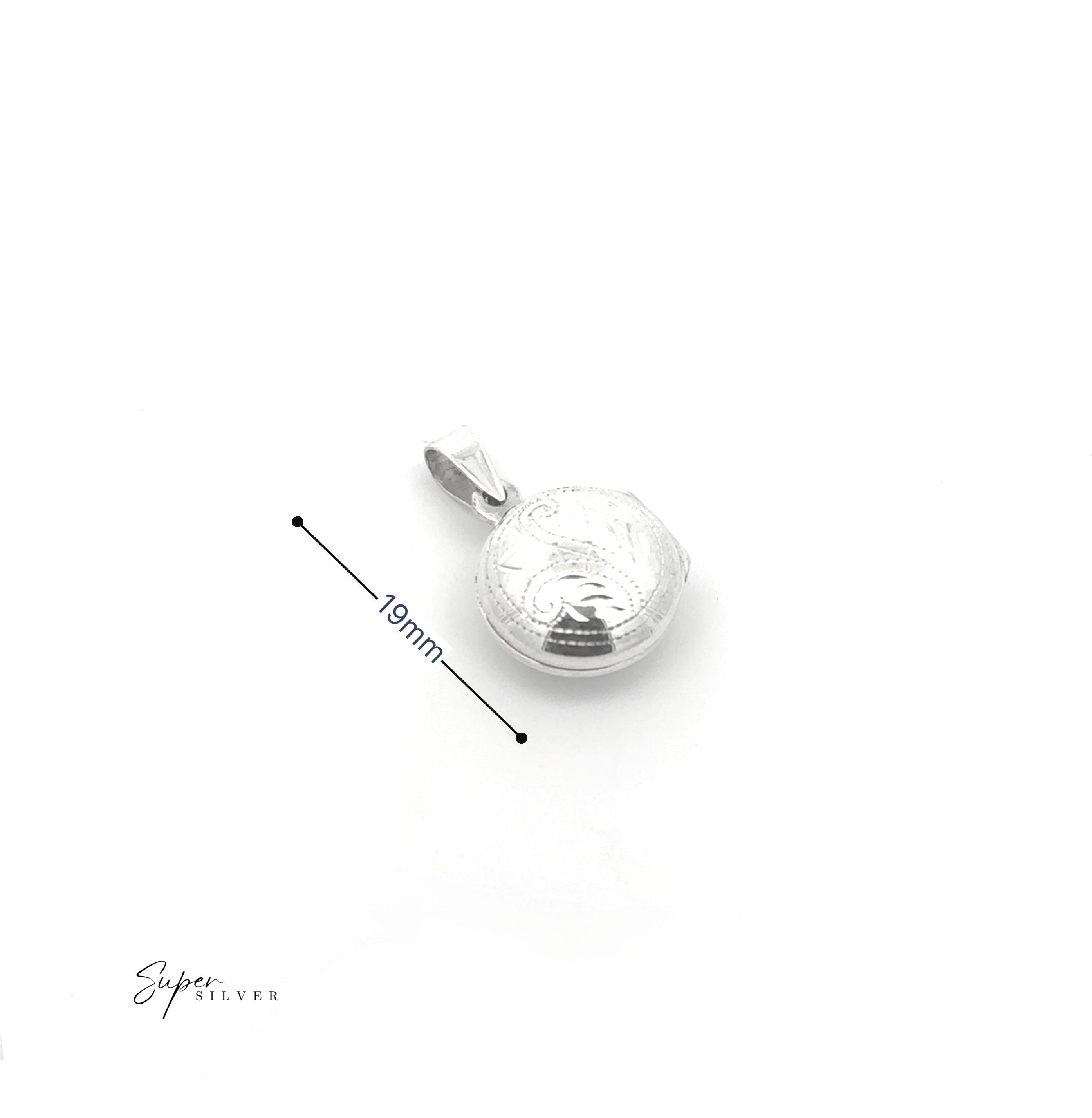 Round Filigree Locket