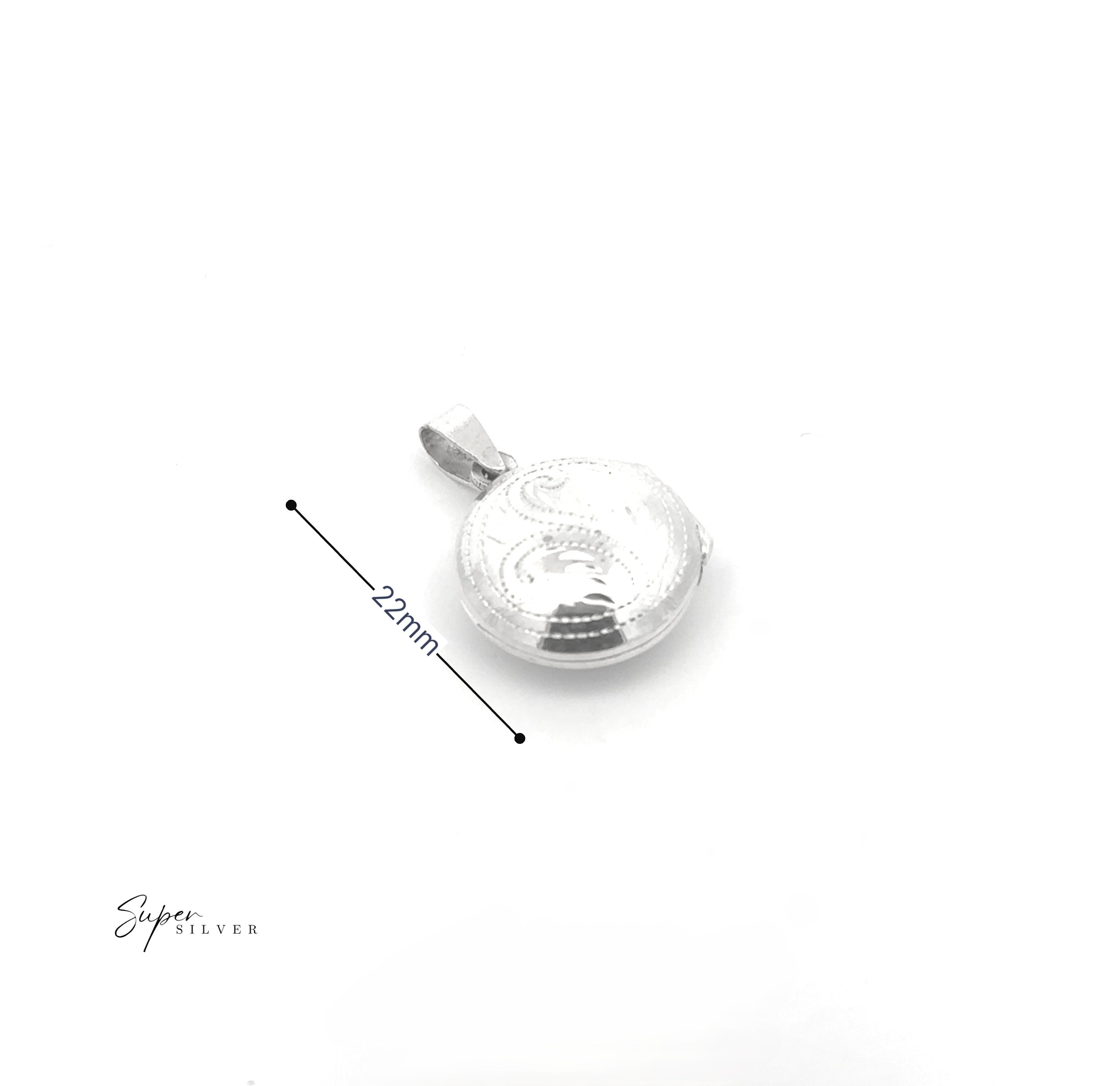 Round Filigree Locket