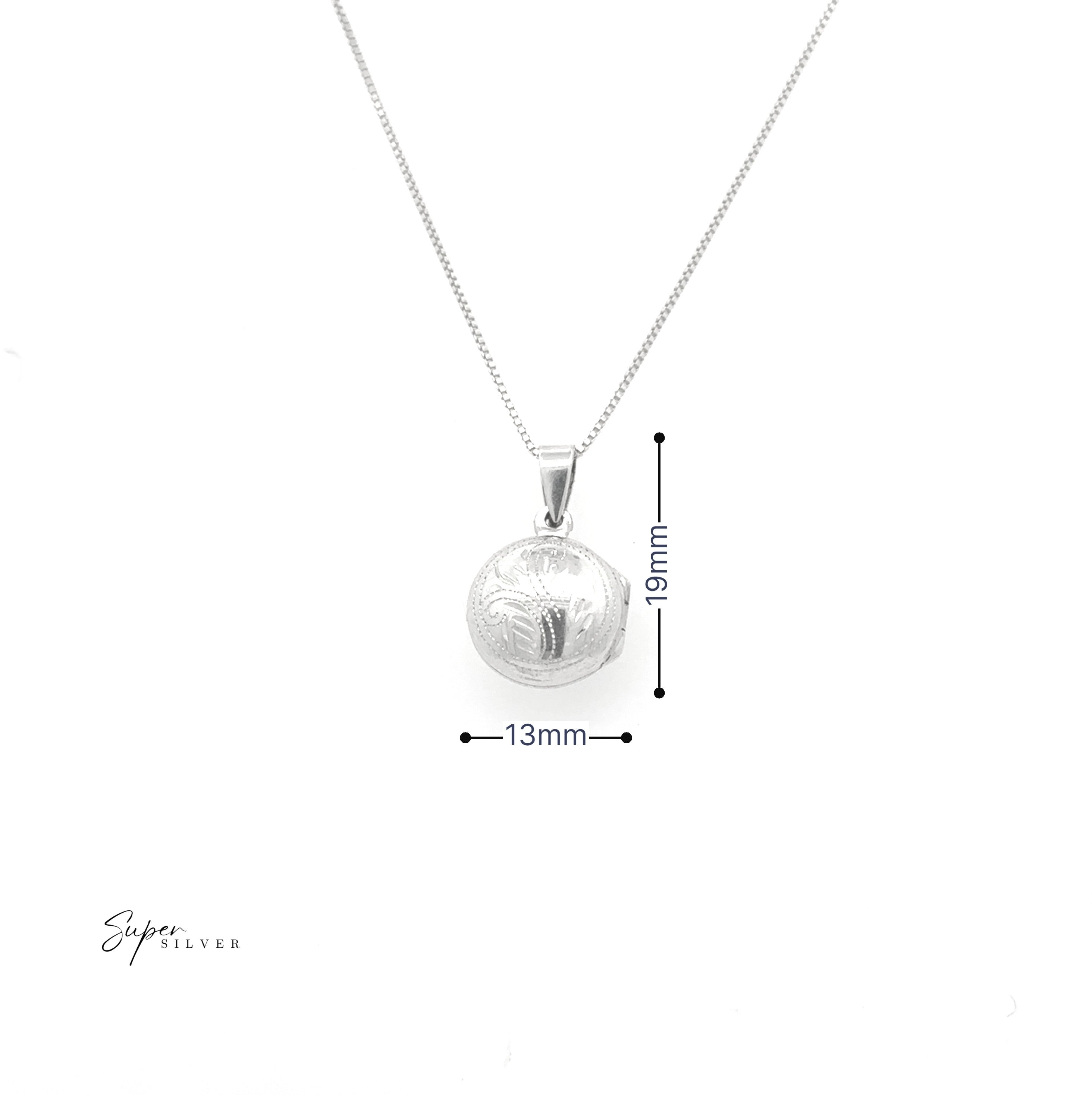 Round Filigree Locket