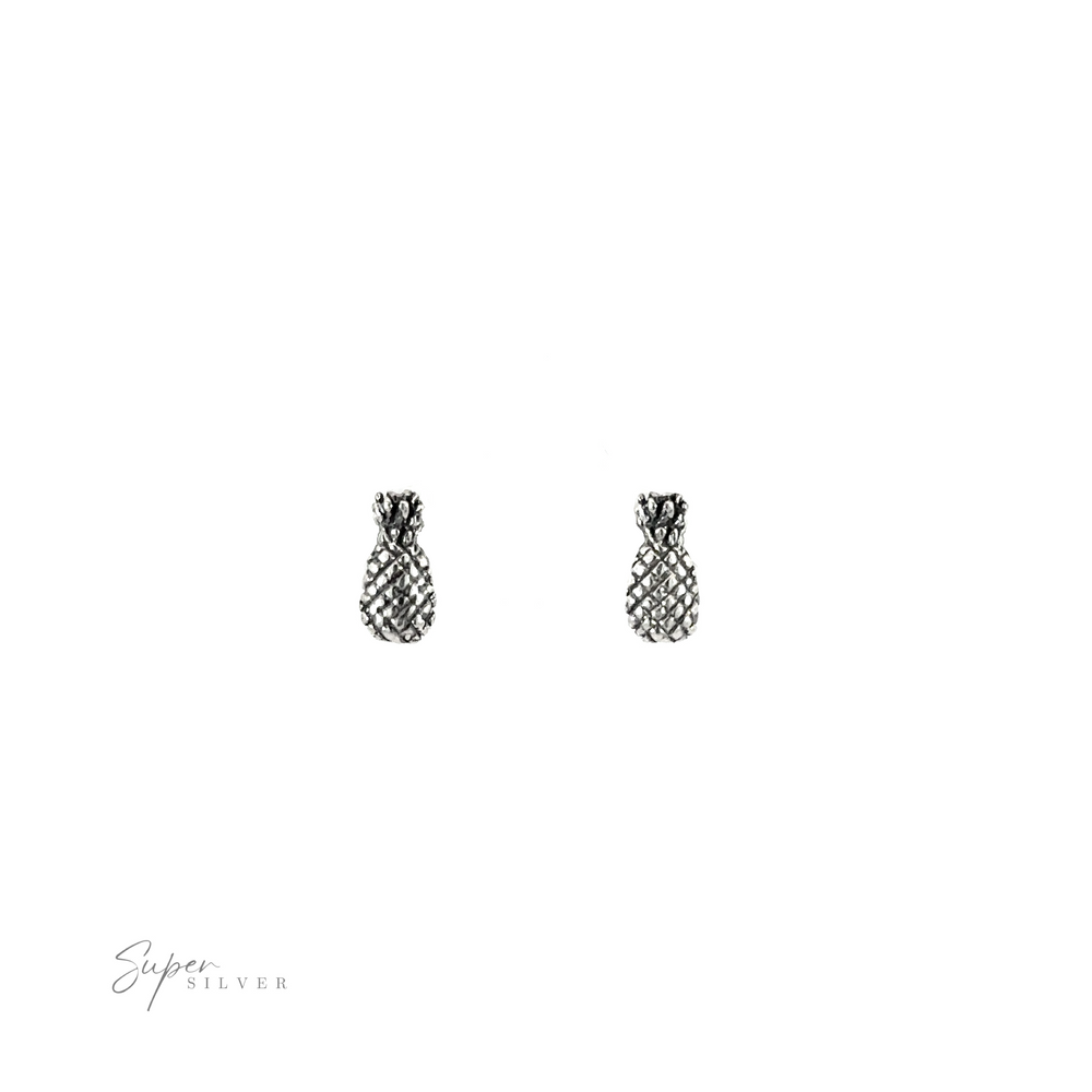 
                  
                    Cute silver Pineapple Studs that are perfect for everyday outfits, showcased against a clean white background.
                  
                