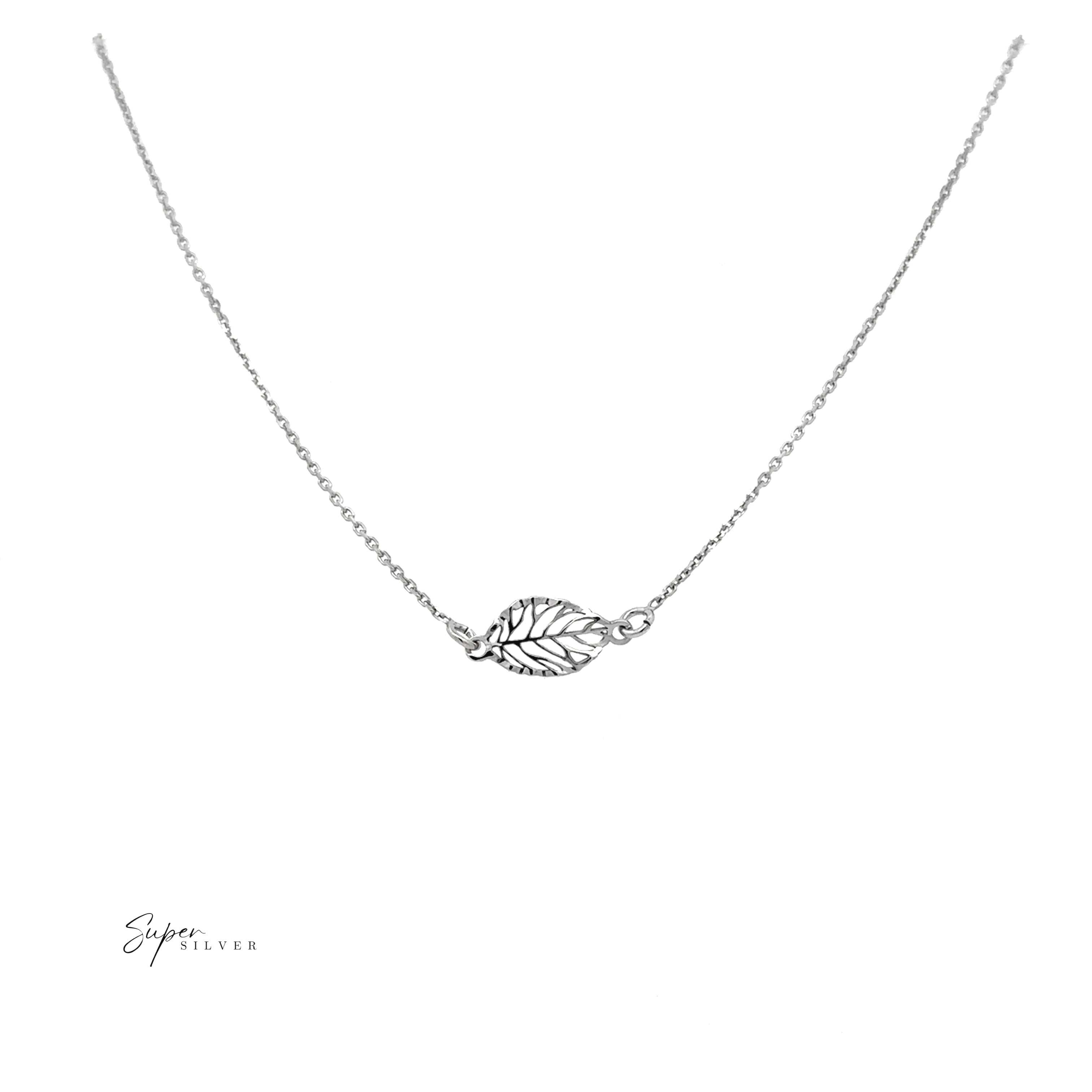 Dainty Leaf Necklace