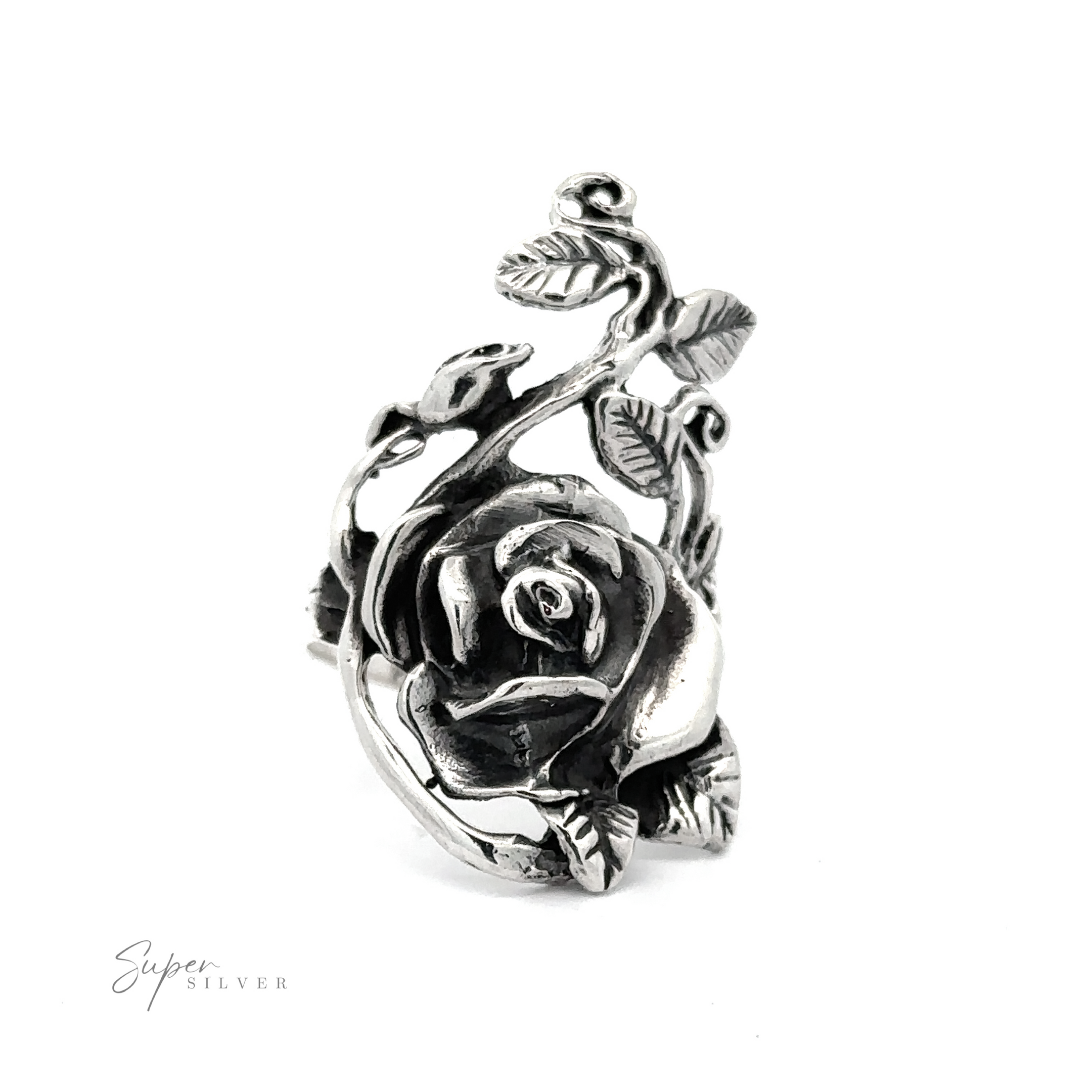 Sterling outlets rose ring