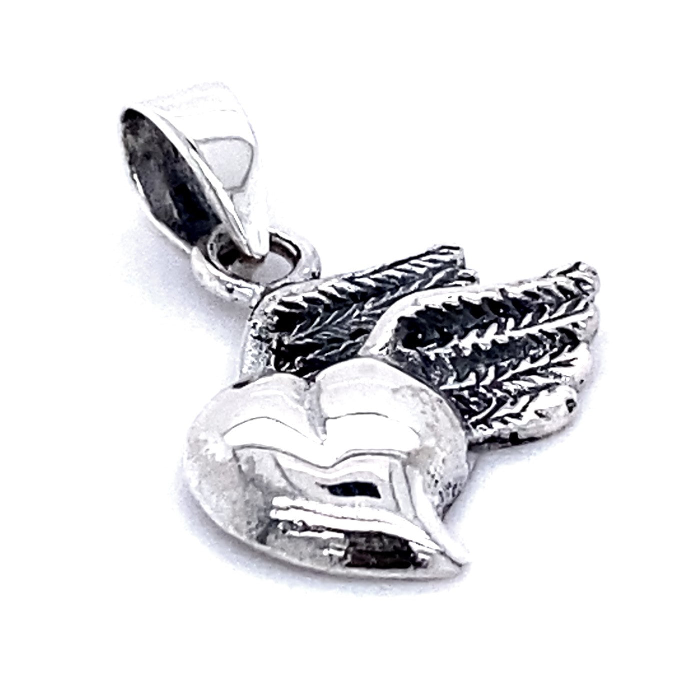 A Flying Heart Pendant.