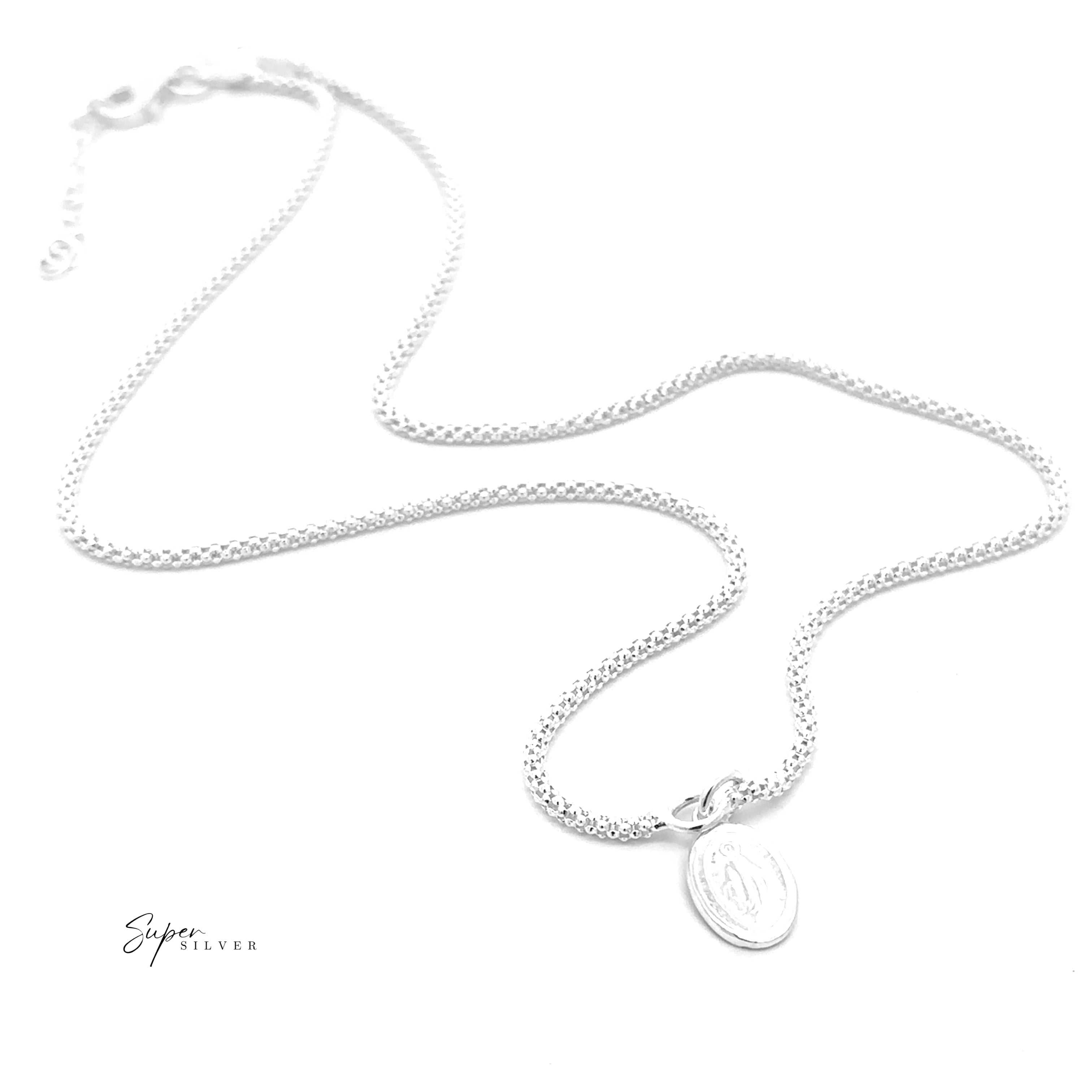 Saint Necklace on Popcorn Chain