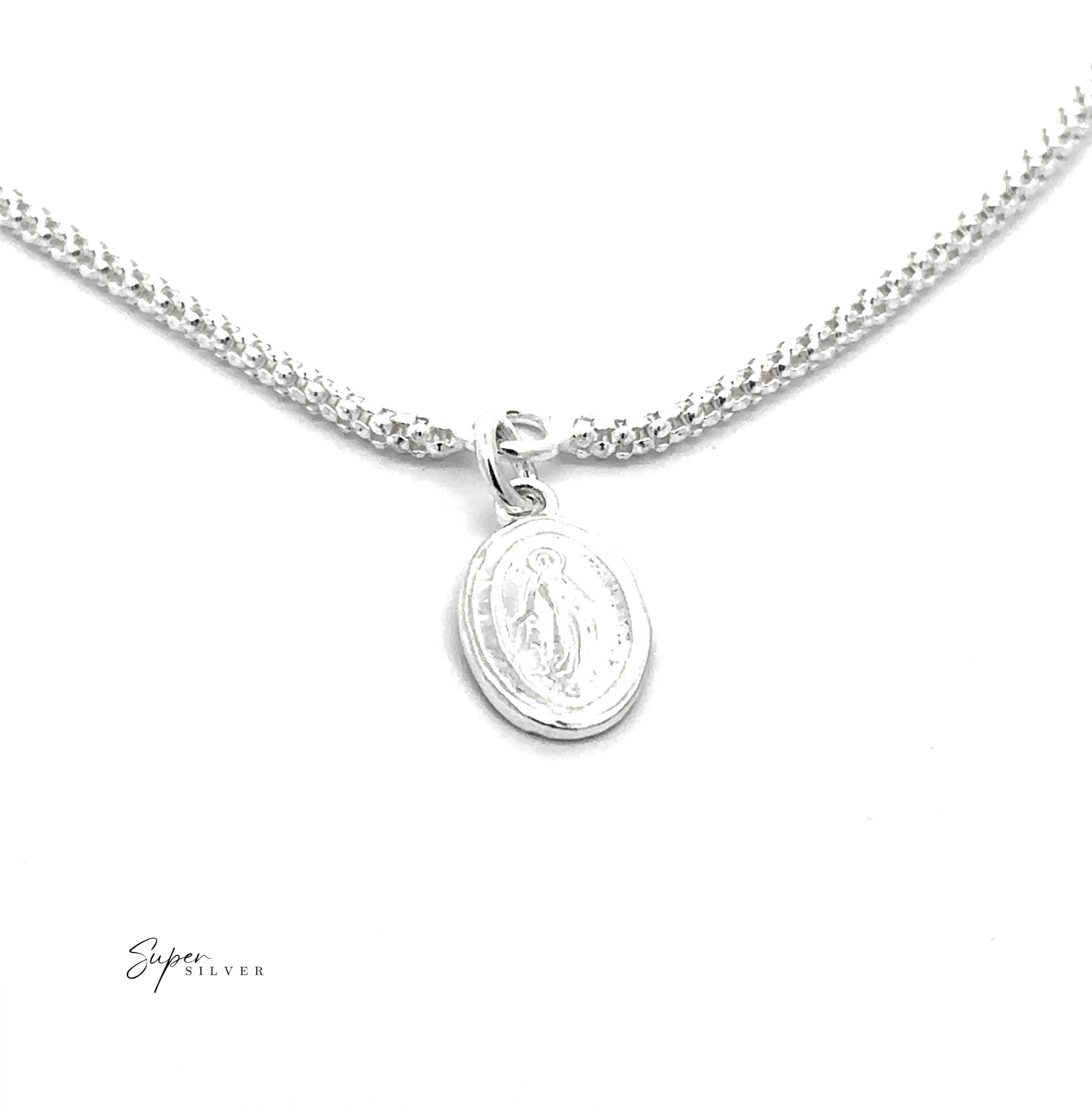 Saint Necklace on Popcorn Chain