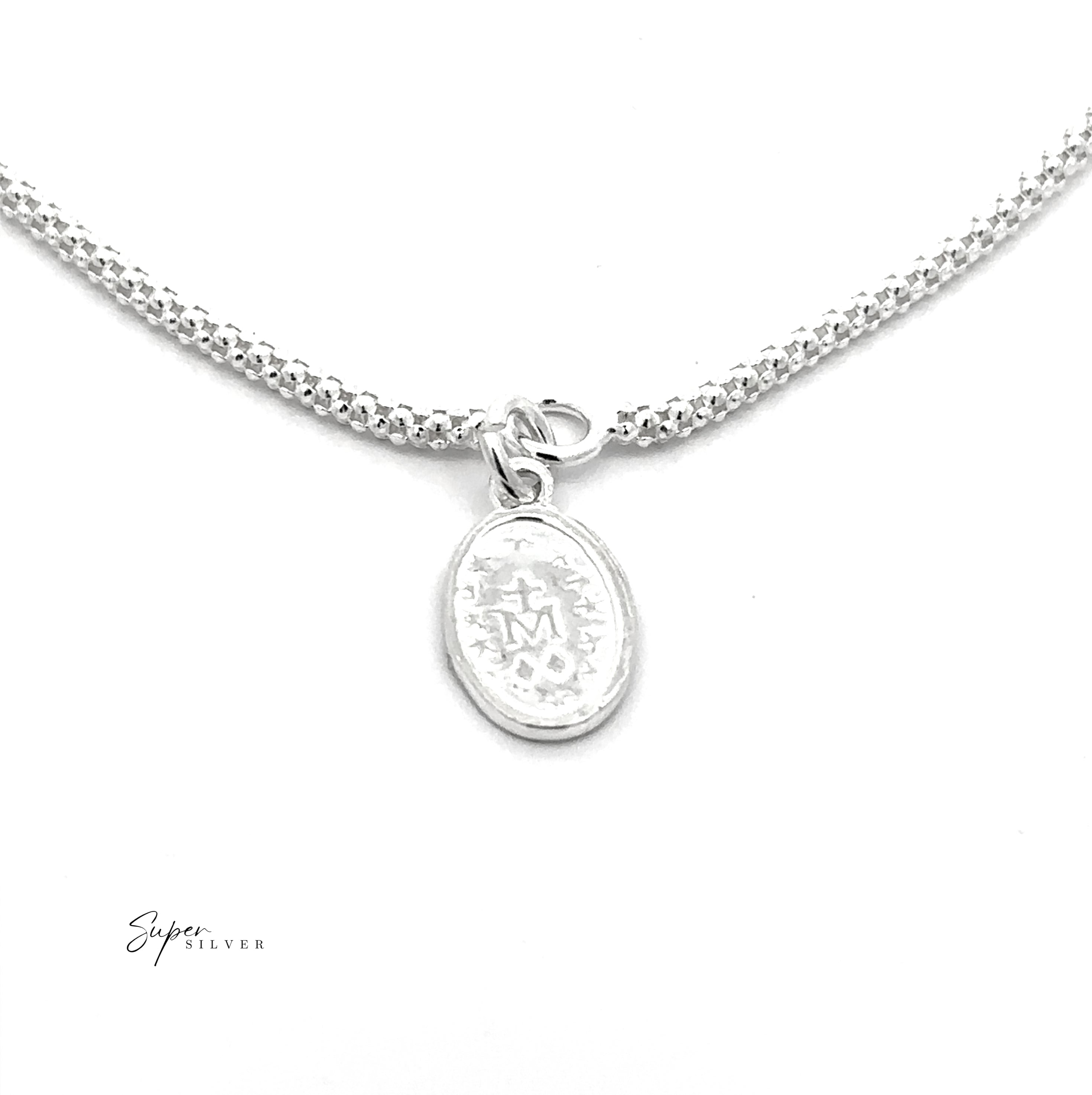 Saint Necklace on Popcorn Chain