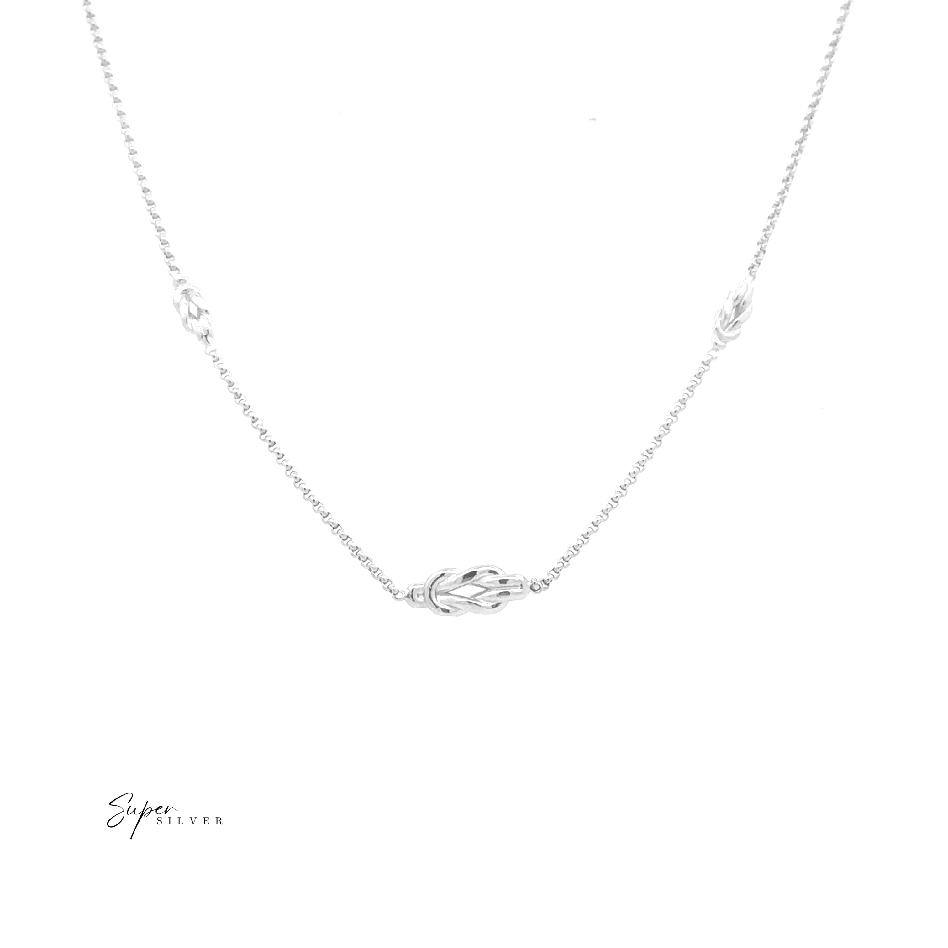 Dainty Love Knot Necklace