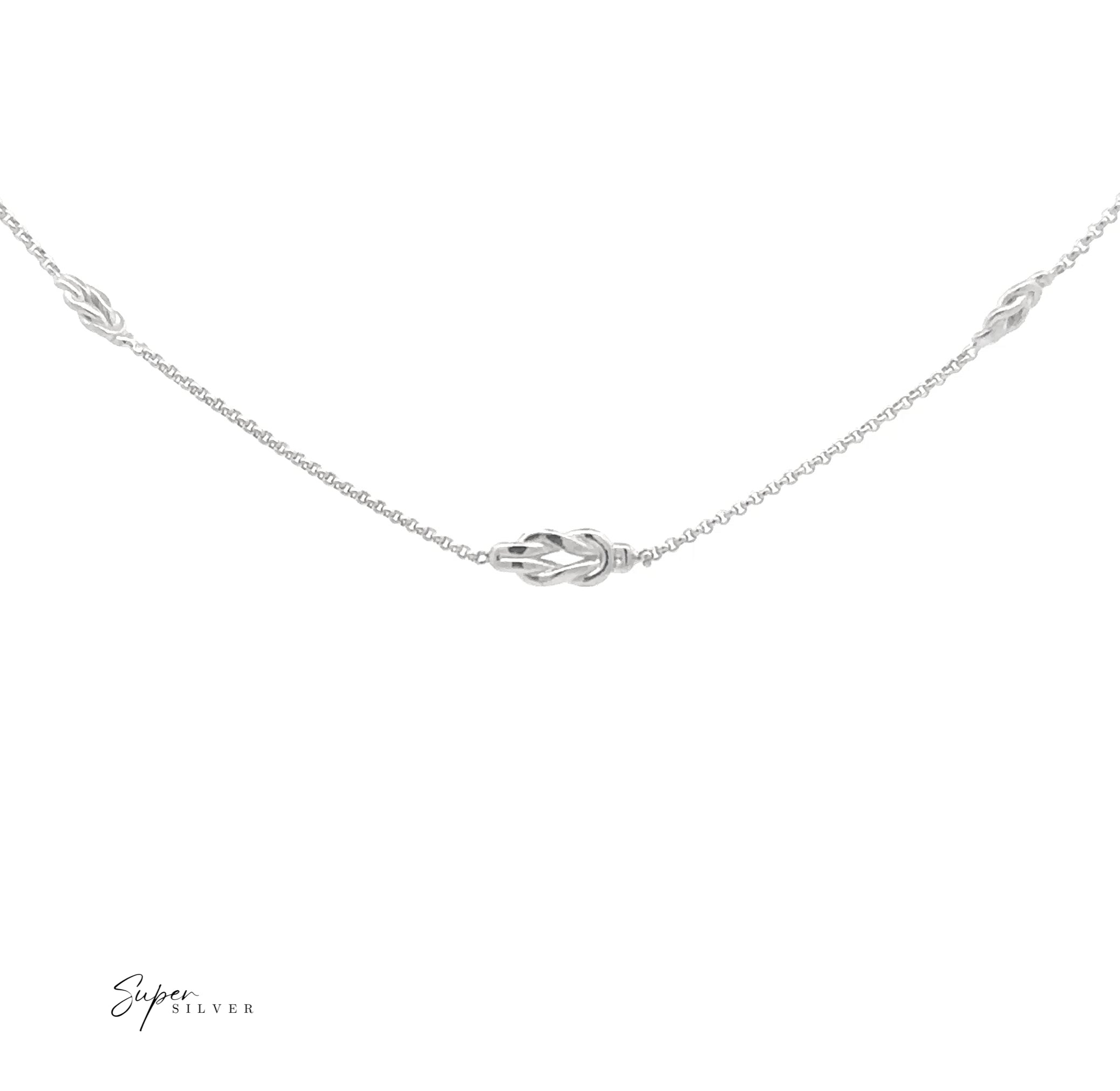 Dainty Love Knot Necklace