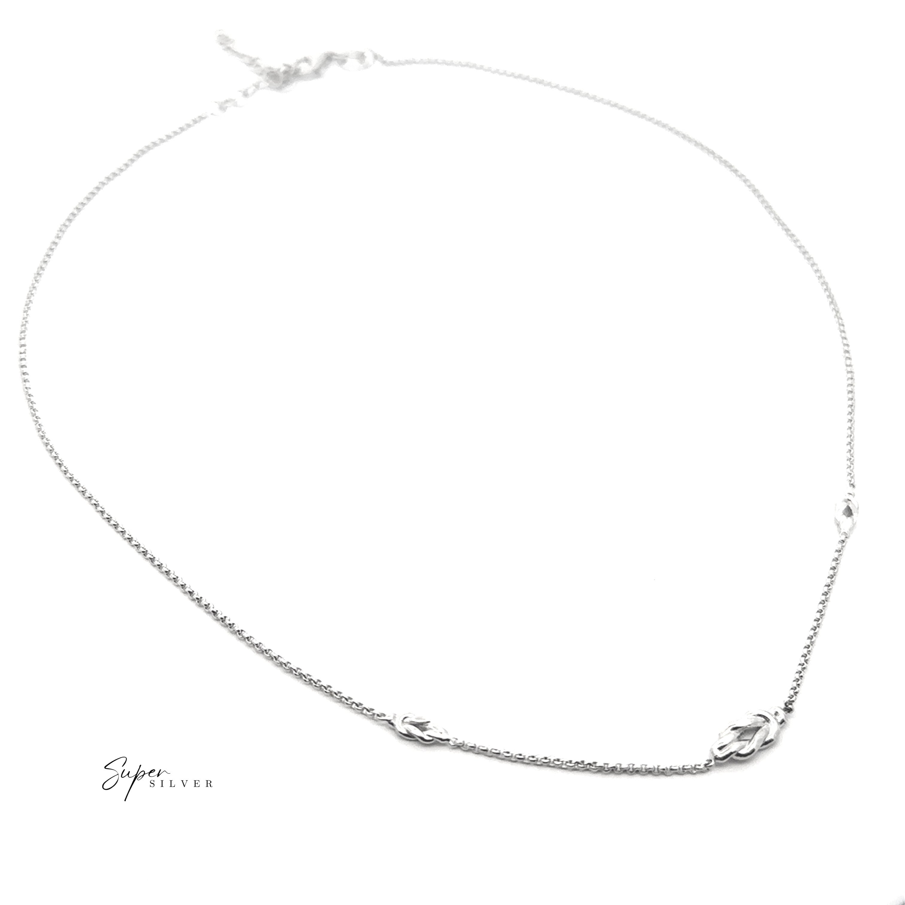 Dainty Love Knot Necklace