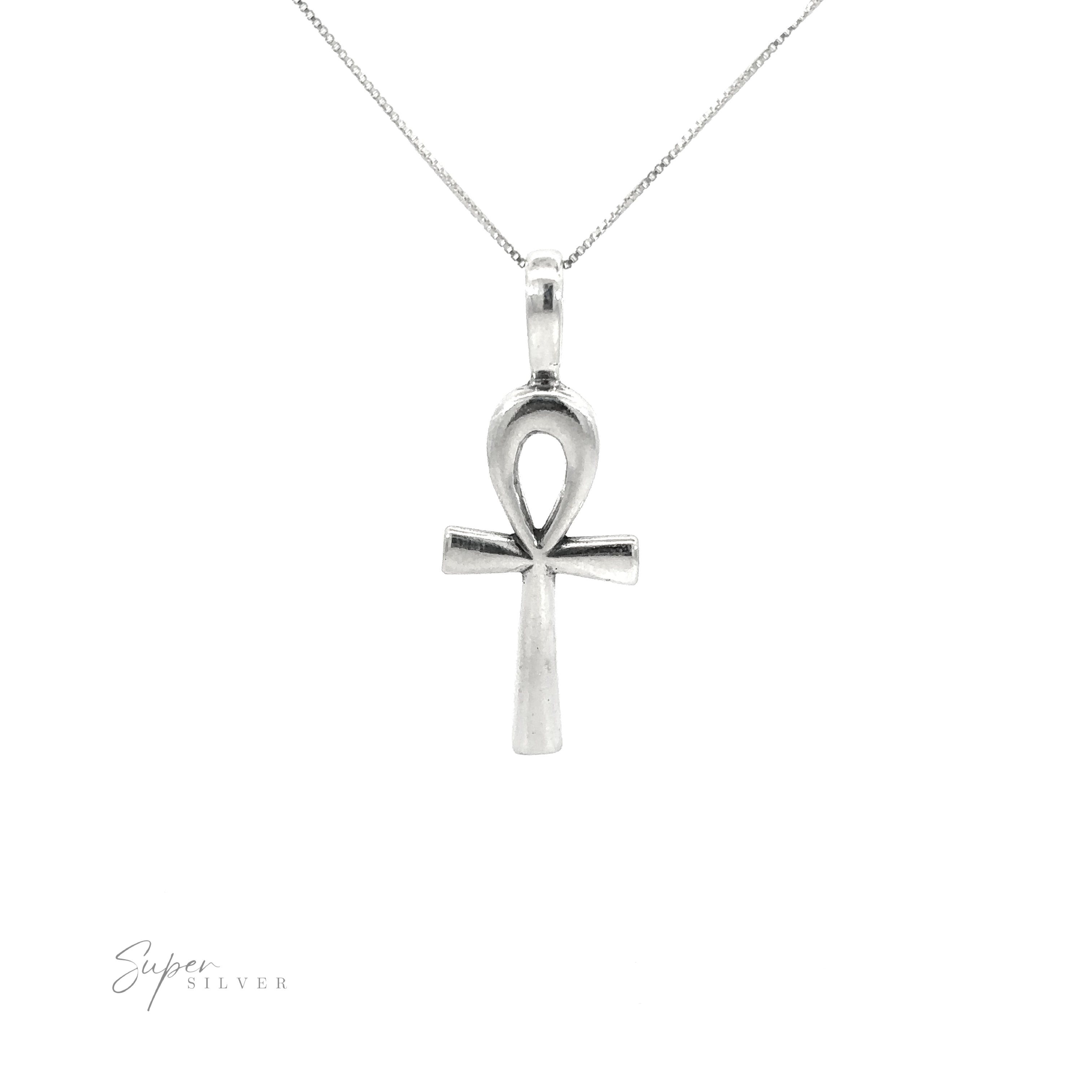 Sterling silver Ankh Pendants showcasing the ancient Egyptian symbol of eternal life.
