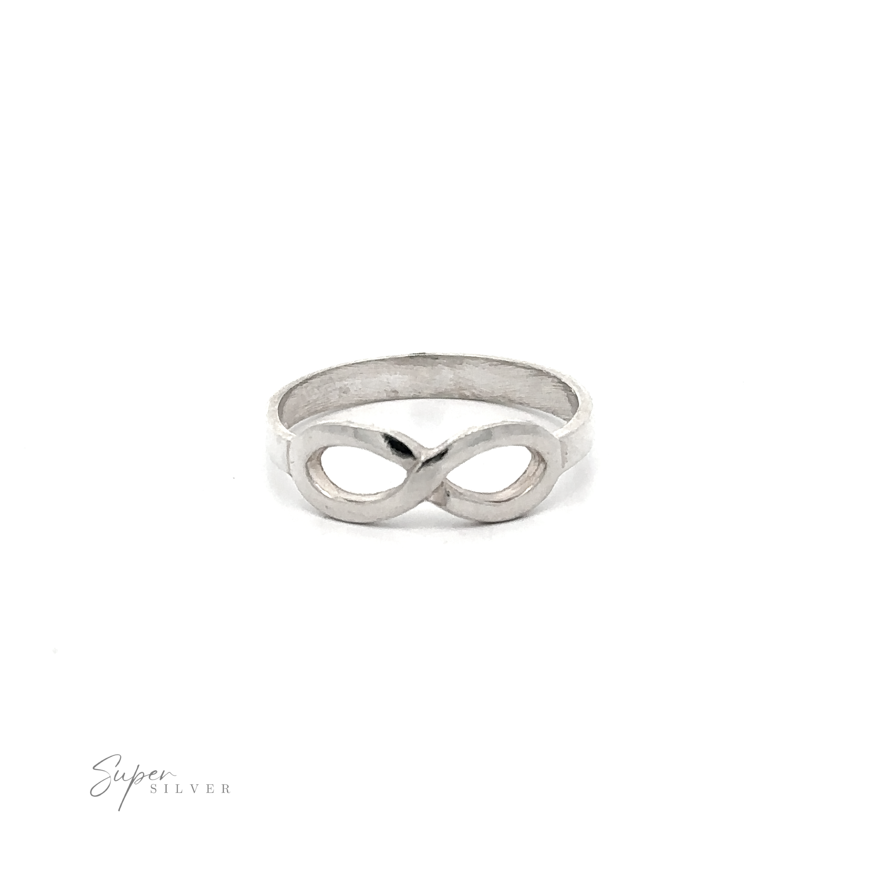 Horizontal Infinity Ring on a white background.