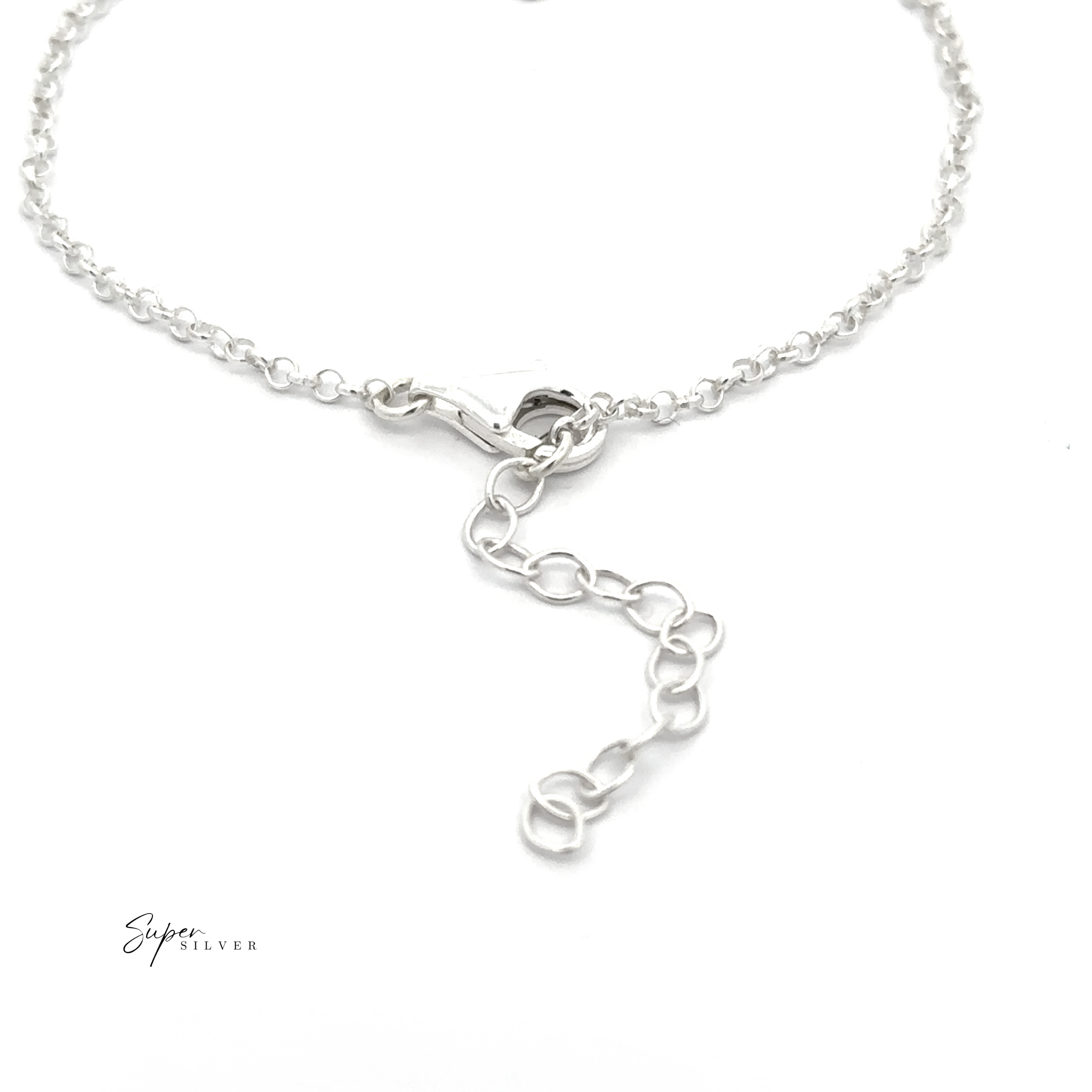 The Baltic Amber Honeybee Bracelet features a delicate sterling silver chain with a lobster clasp and adjustable extension links, beautifully displayed on a white background.