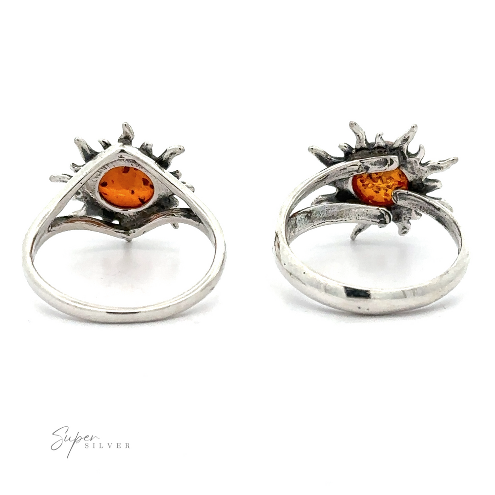 
                  
                    Two Glowing Amber Sun Rings displayed against a white background.
                  
                