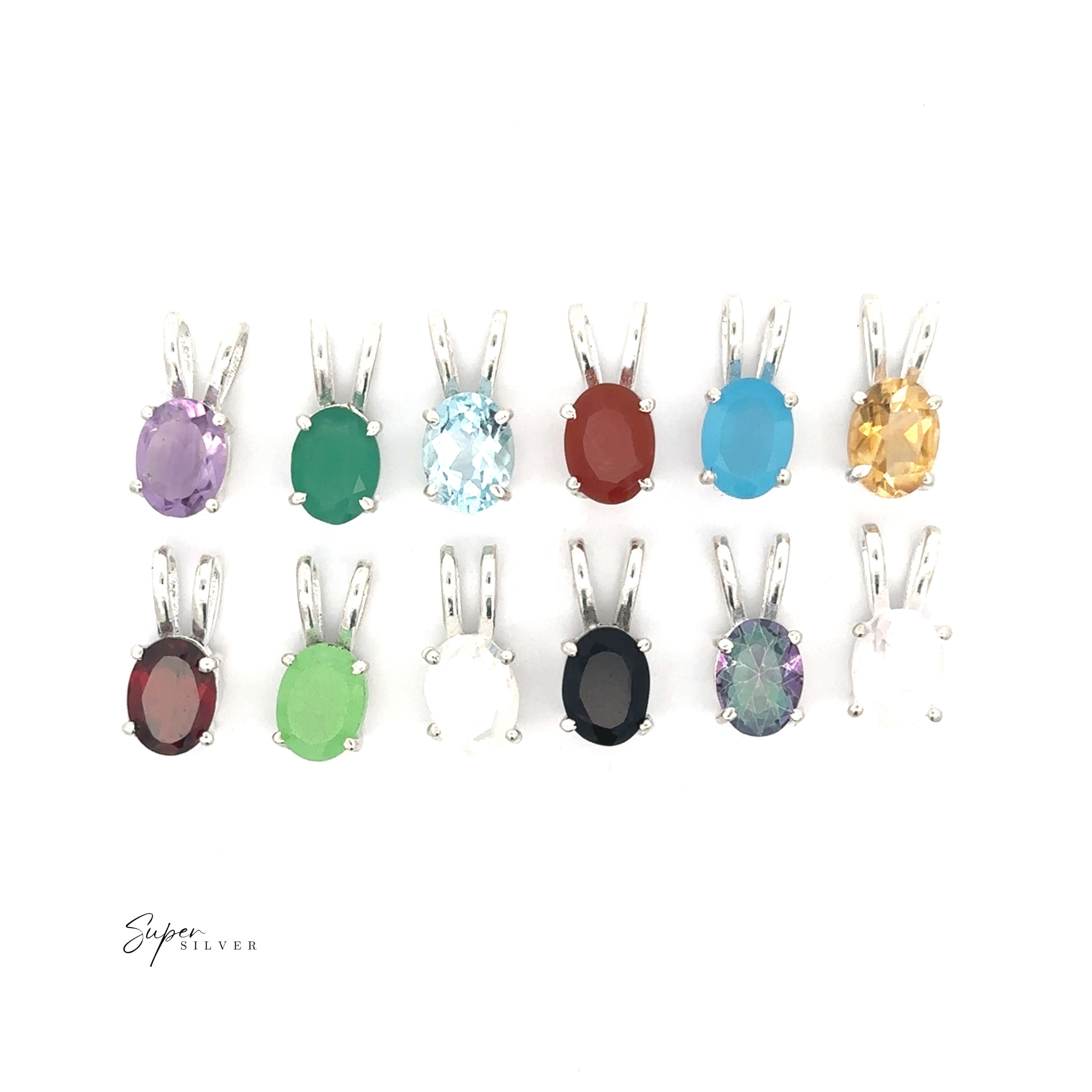 Tiny Gemstone Pendant