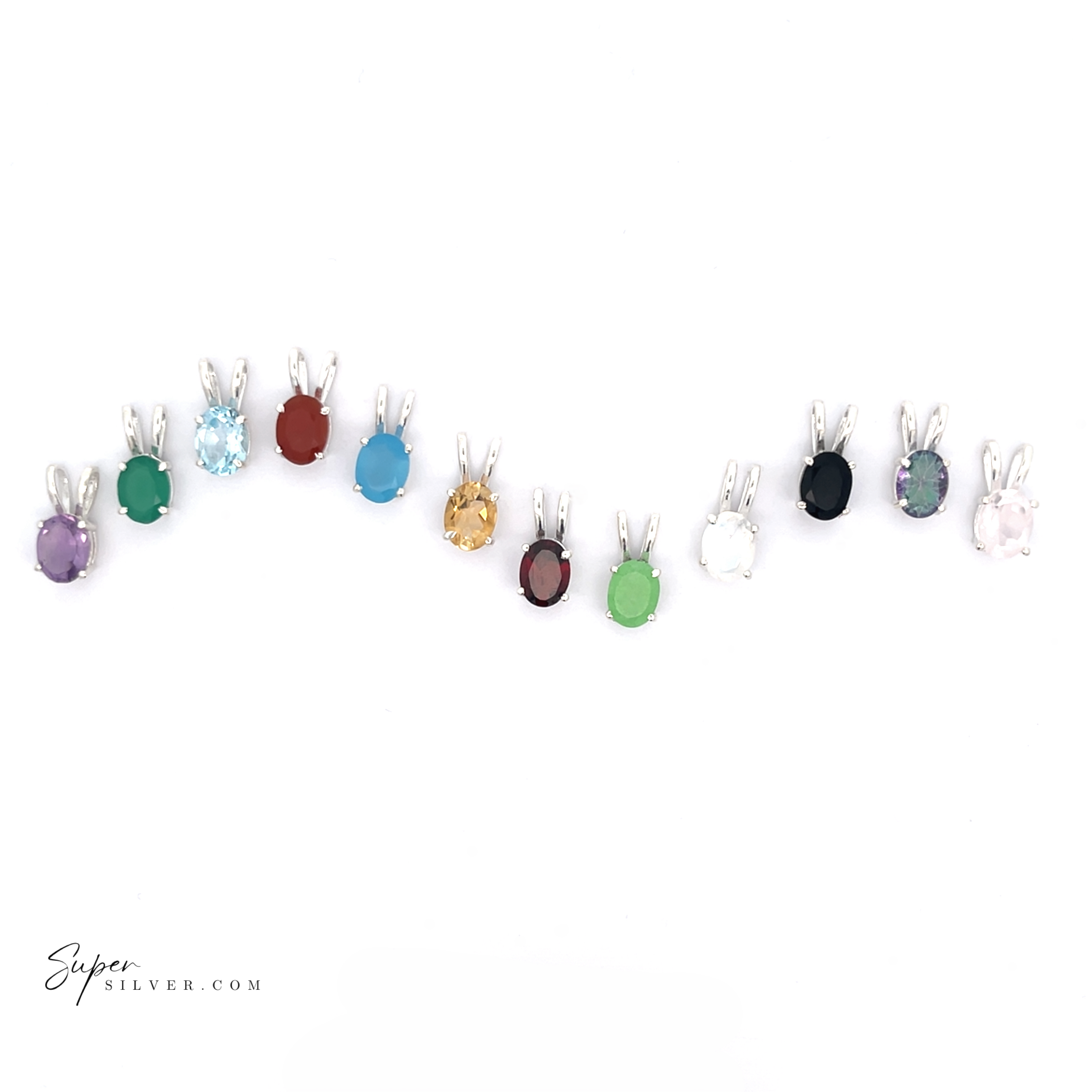 Tiny Gemstone Pendant