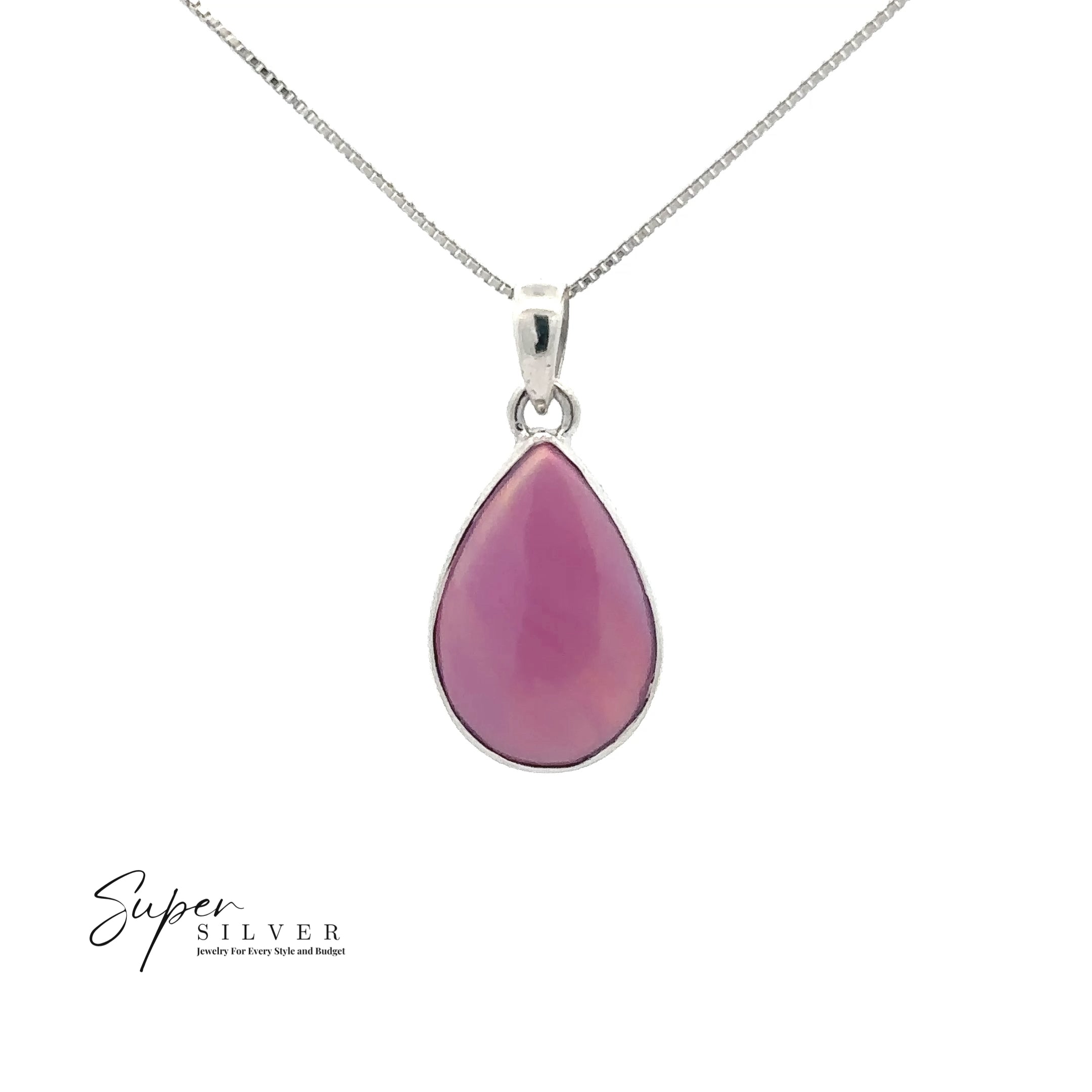 Galaxy Opal Teardrop Pendant