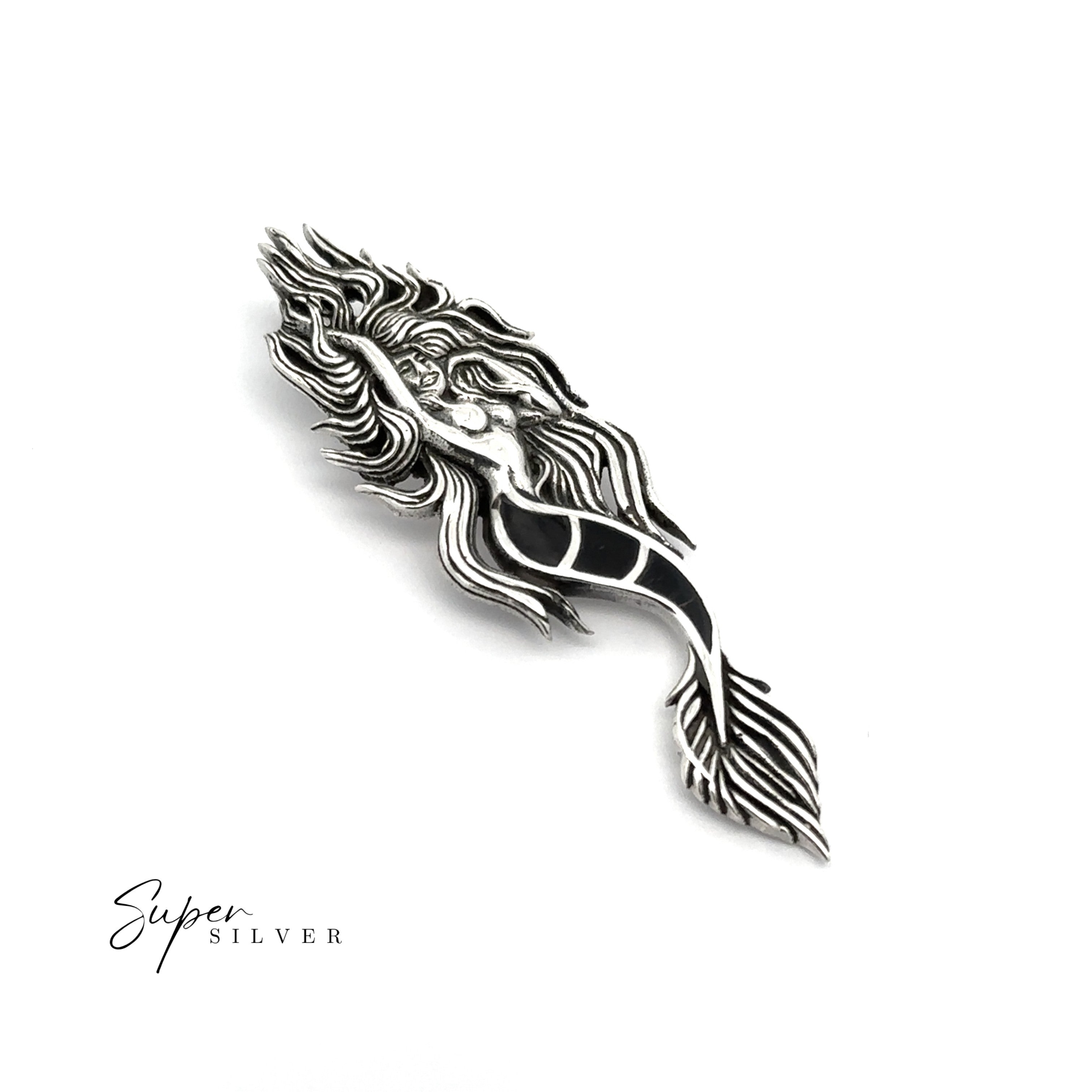 Inlay Mermaid Pendant