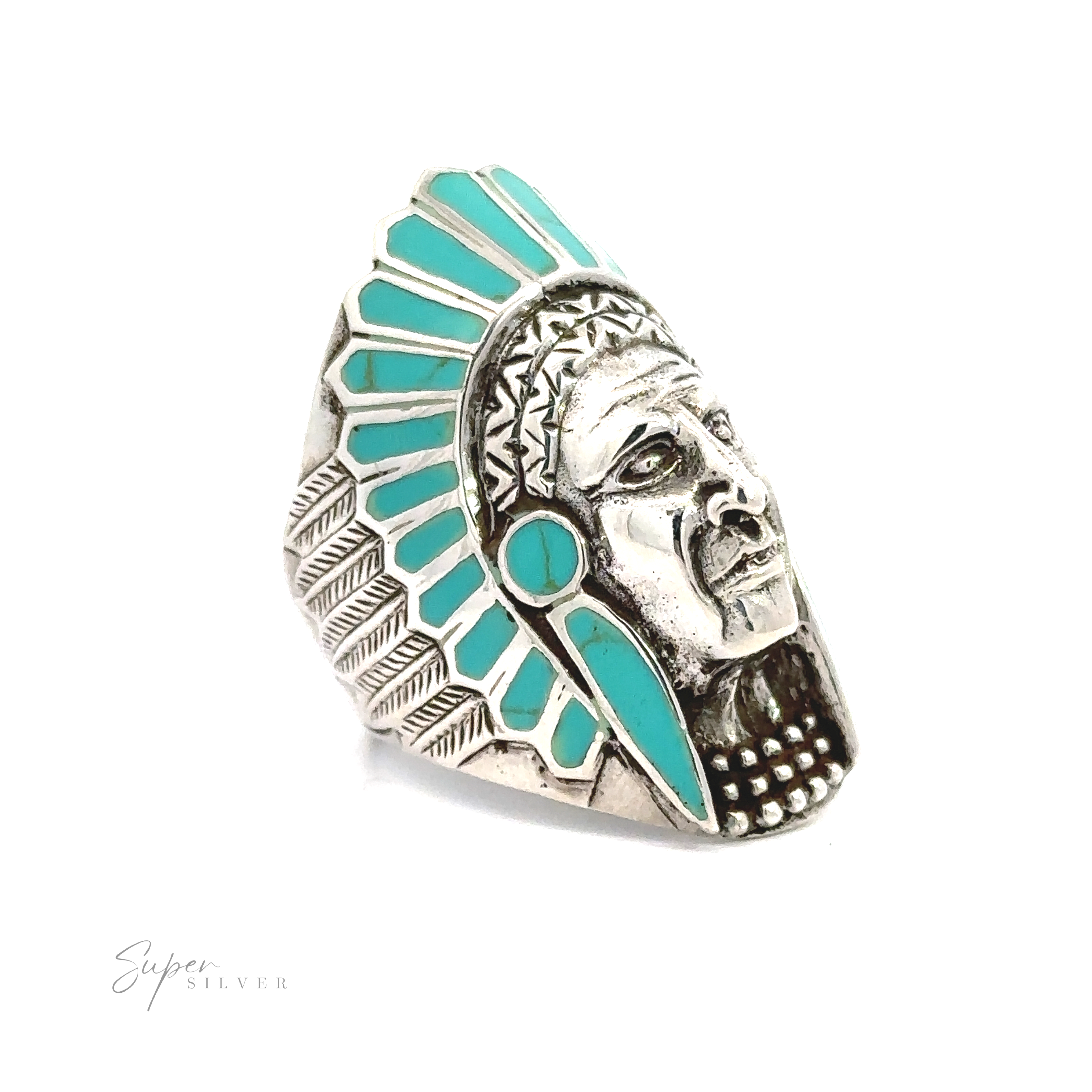 An Inlay Chief Ring.