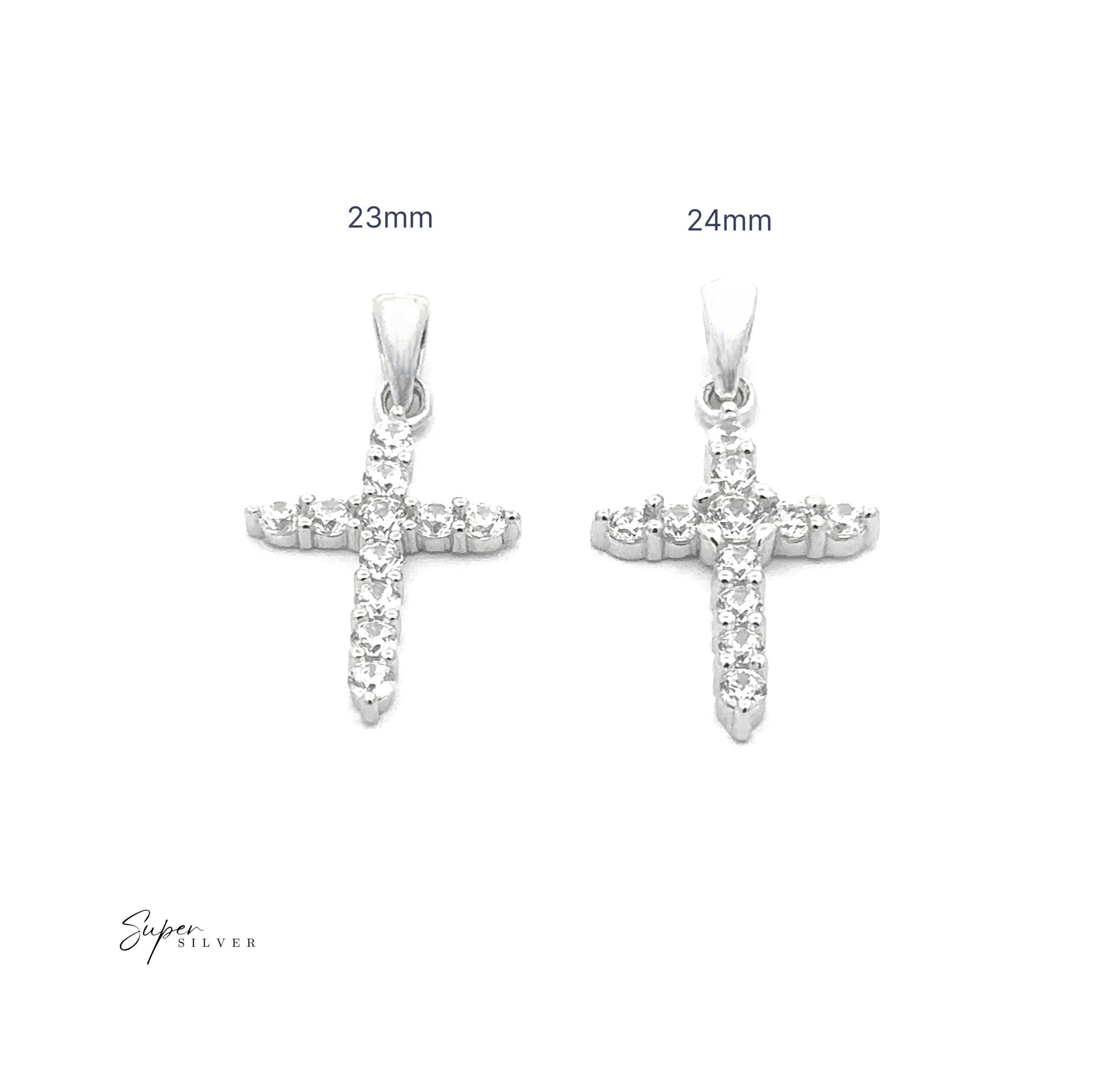Tiny Cubic Zirconia Cross
