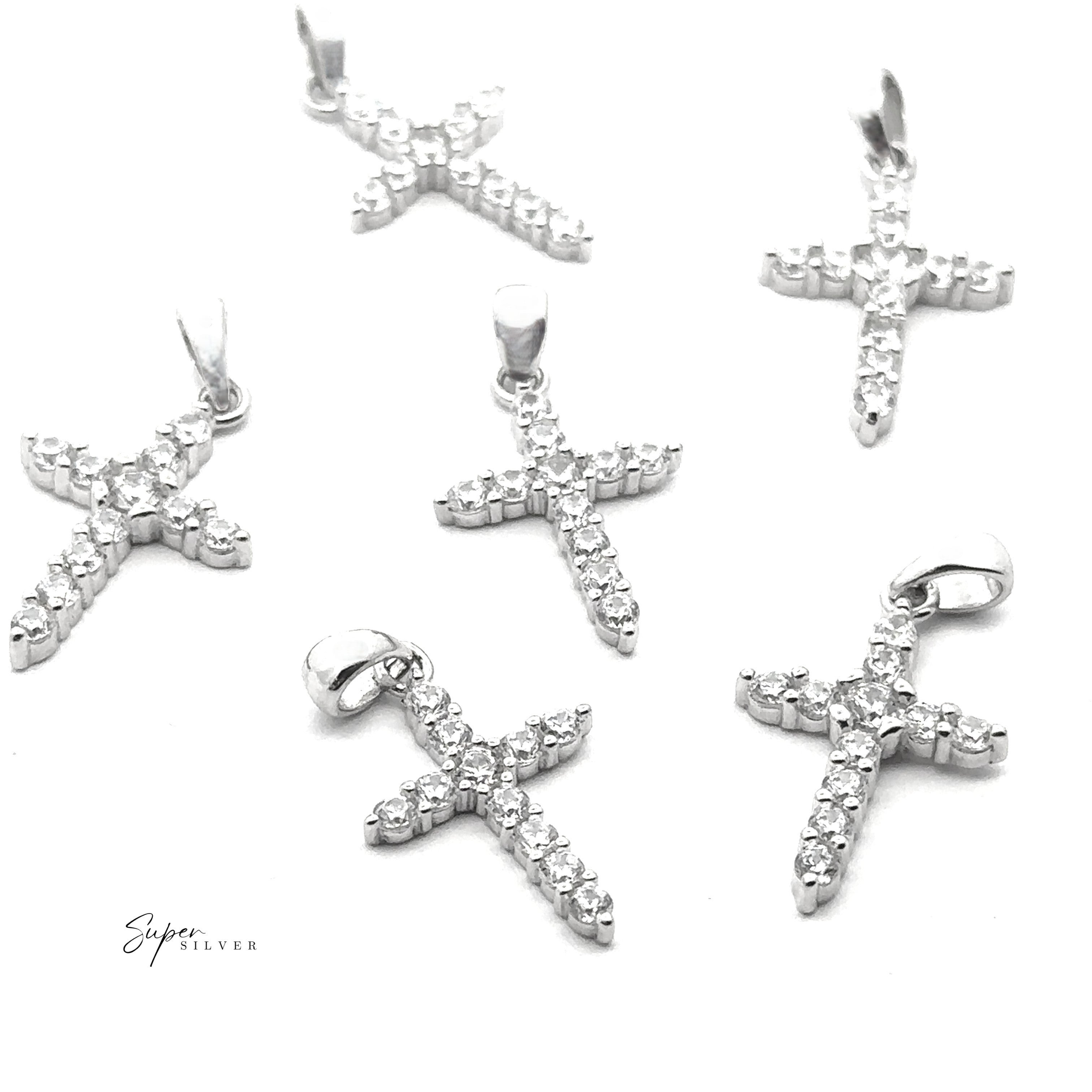 Tiny Cubic Zirconia Cross