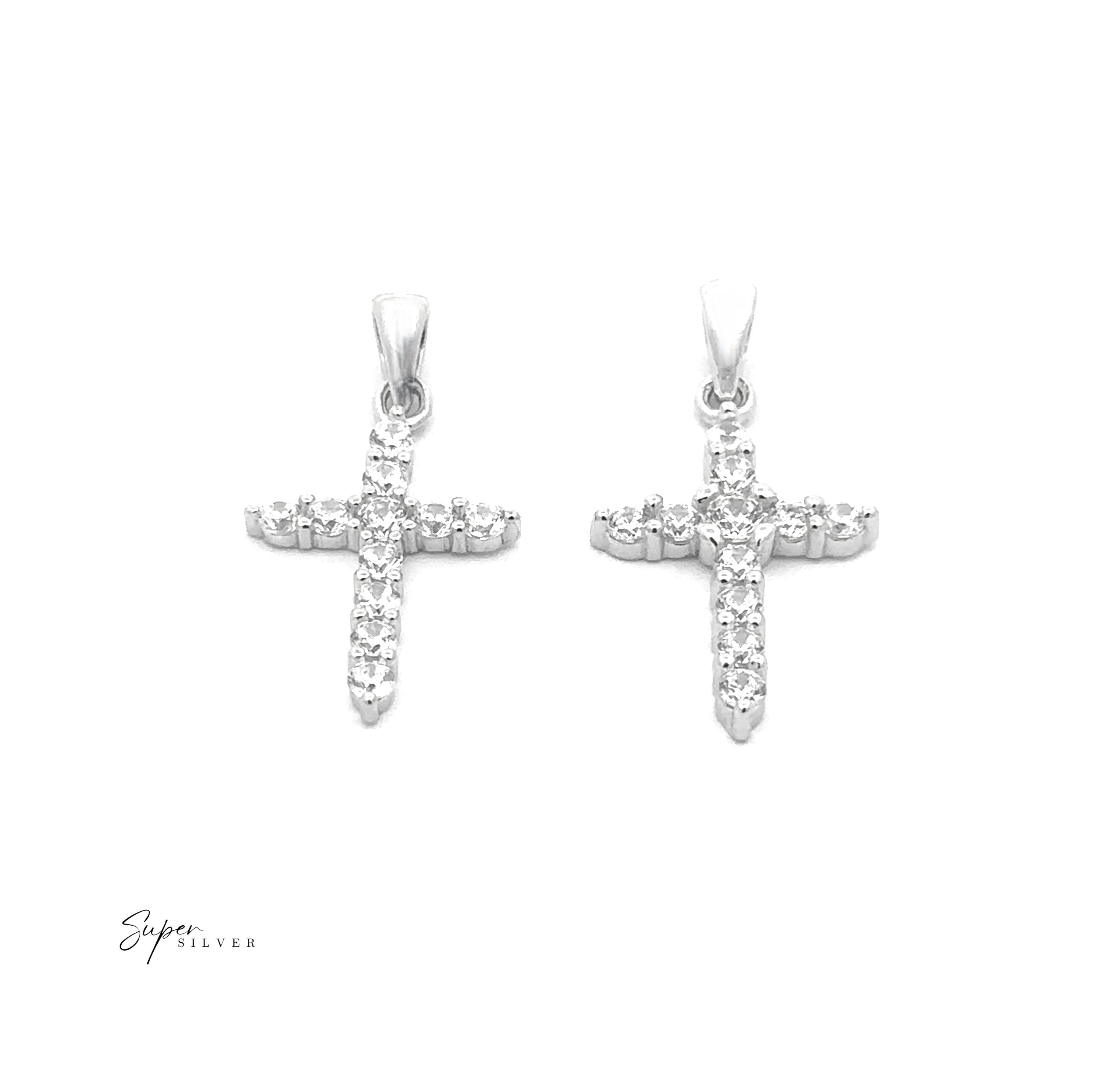 Tiny Cubic Zirconia Cross
