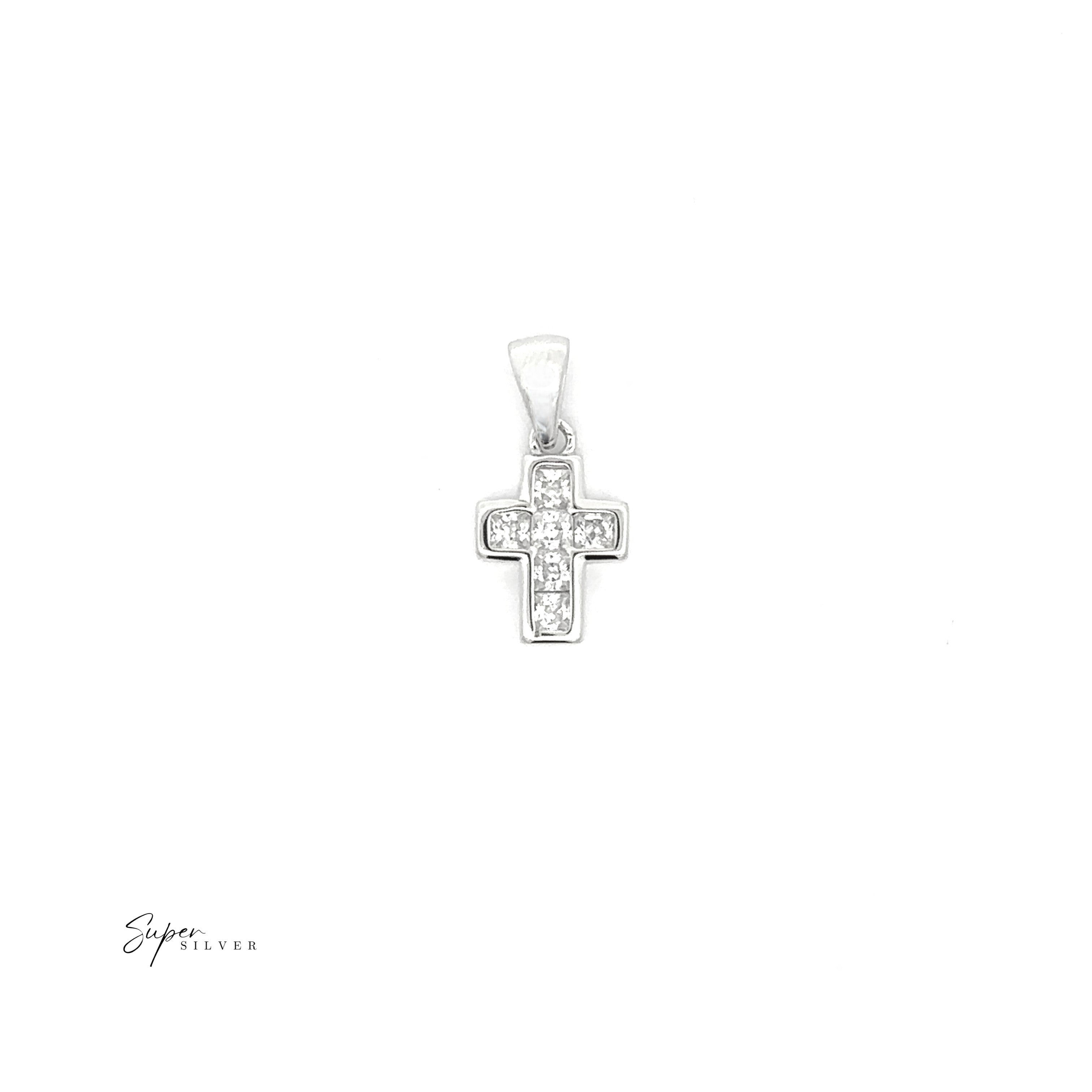 Tiny Cubic Zirconia Cross