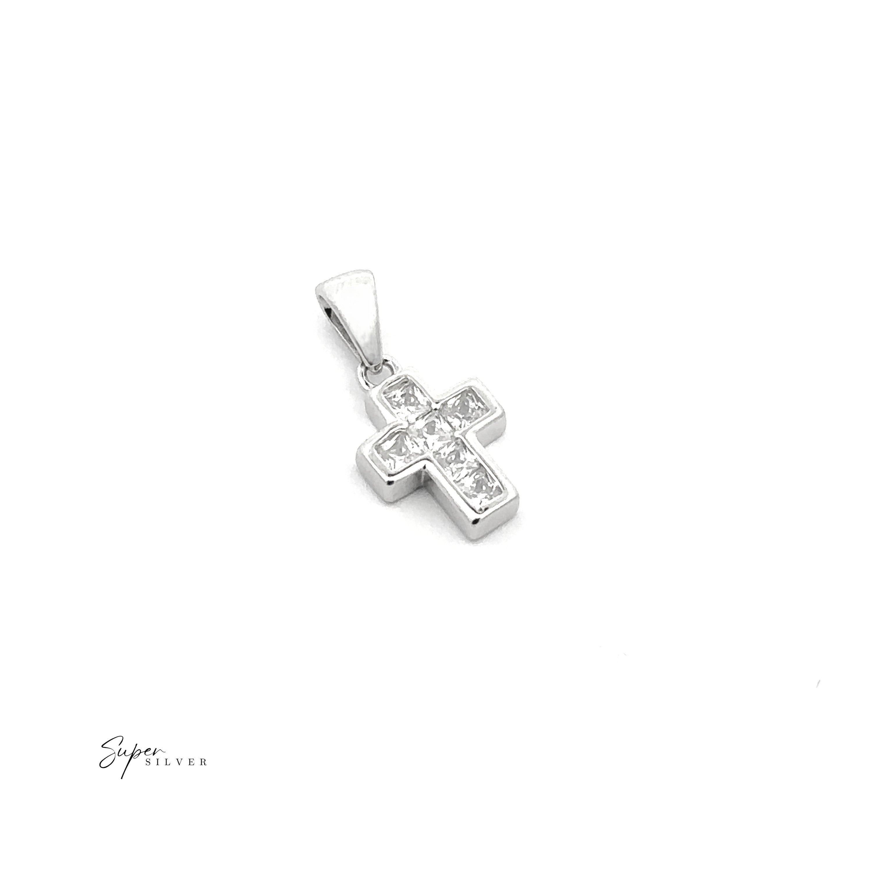 Tiny Cubic Zirconia Cross