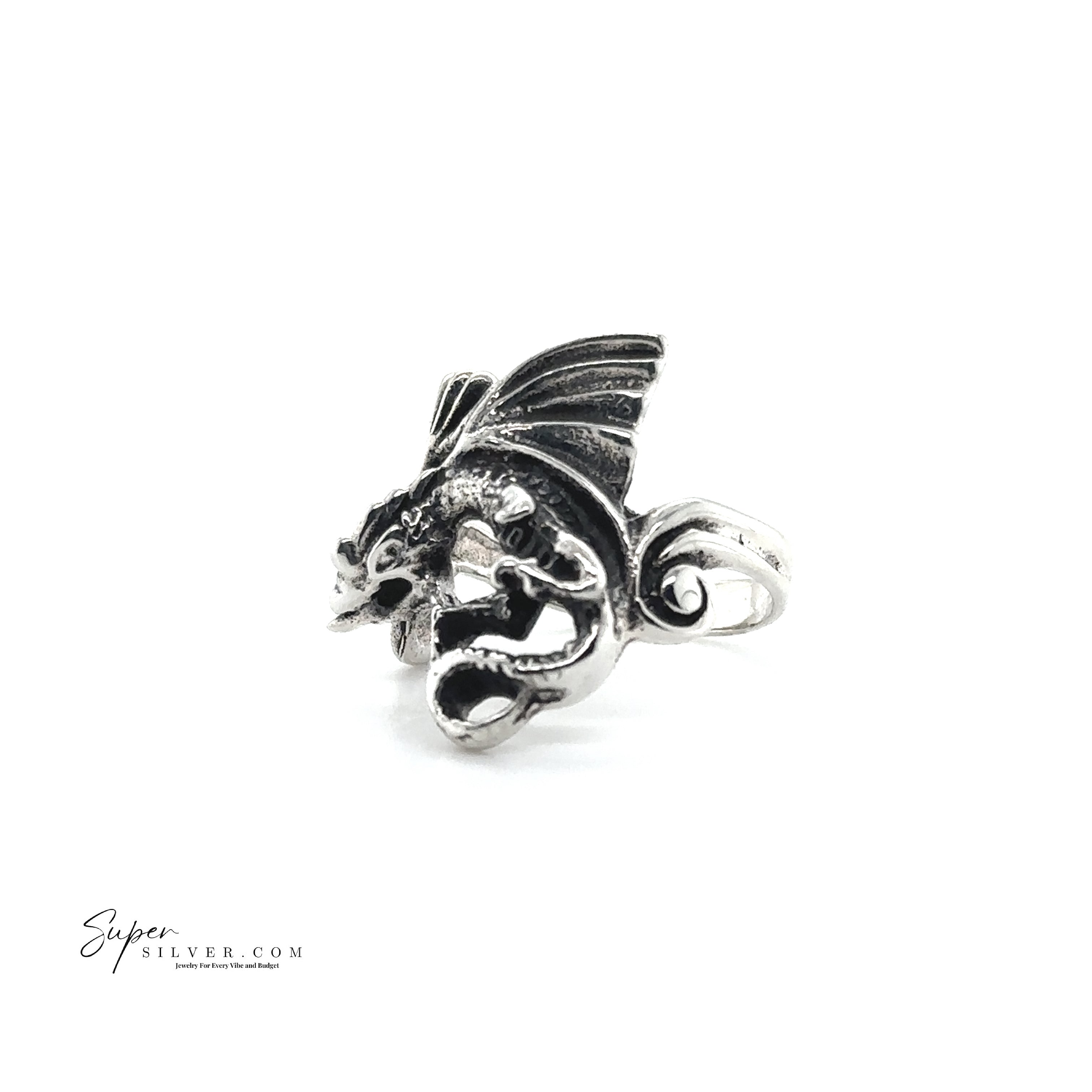Silver Dragon Ring