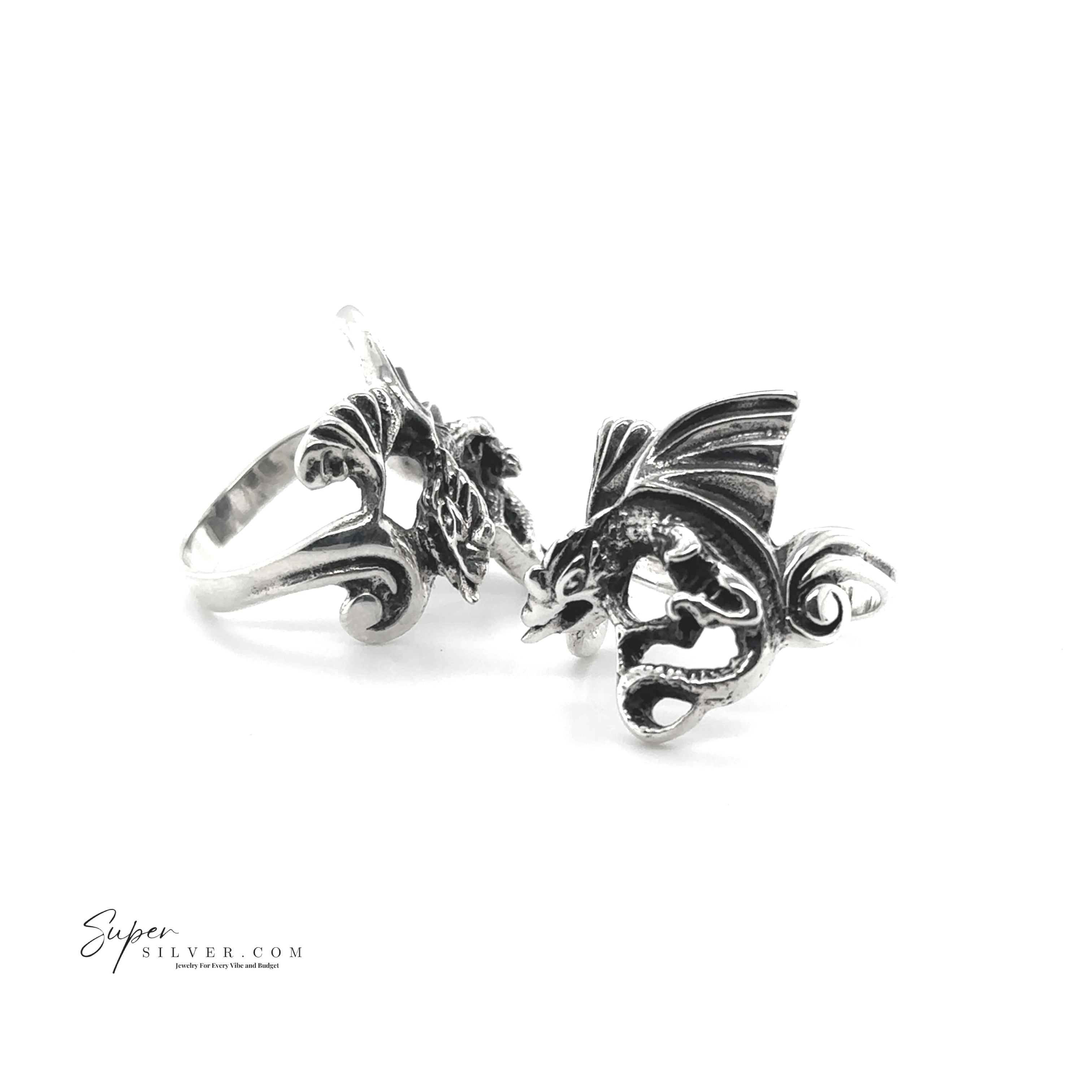 Silver Dragon Ring