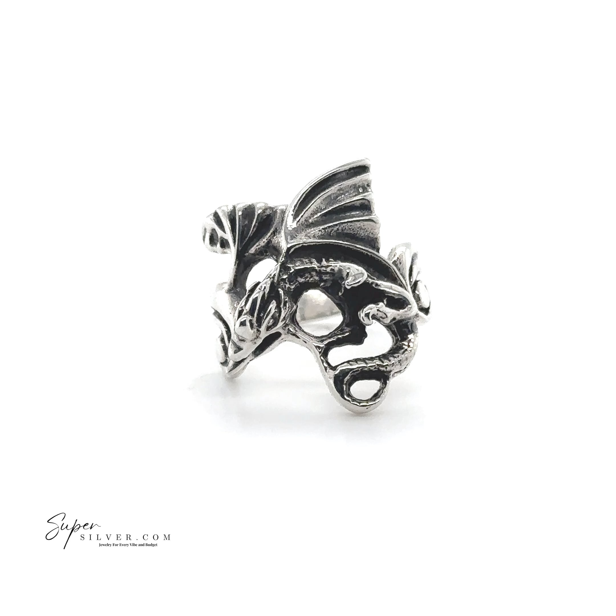 Silver Dragon Ring