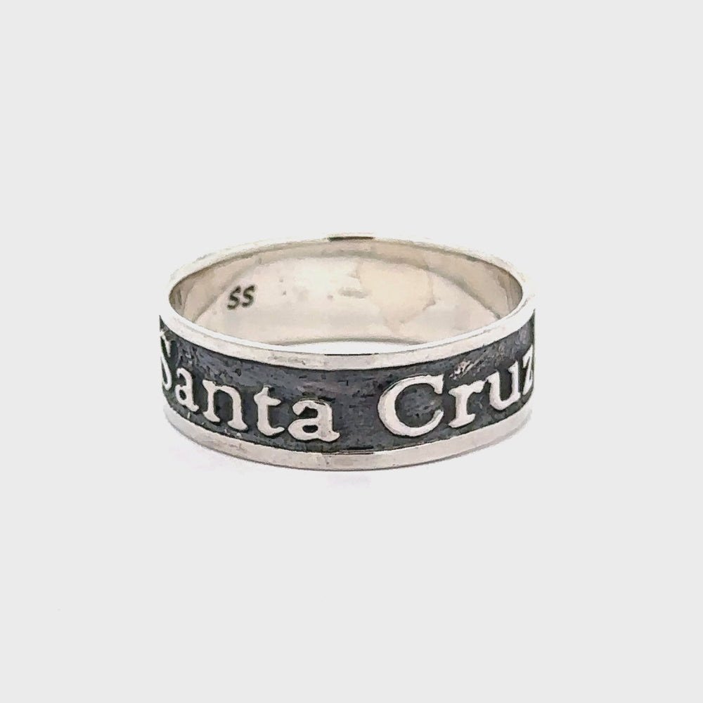 
                  
                    Load and play video in Gallery viewer, Sterling Silver Santa Cruz Ring
                  
                