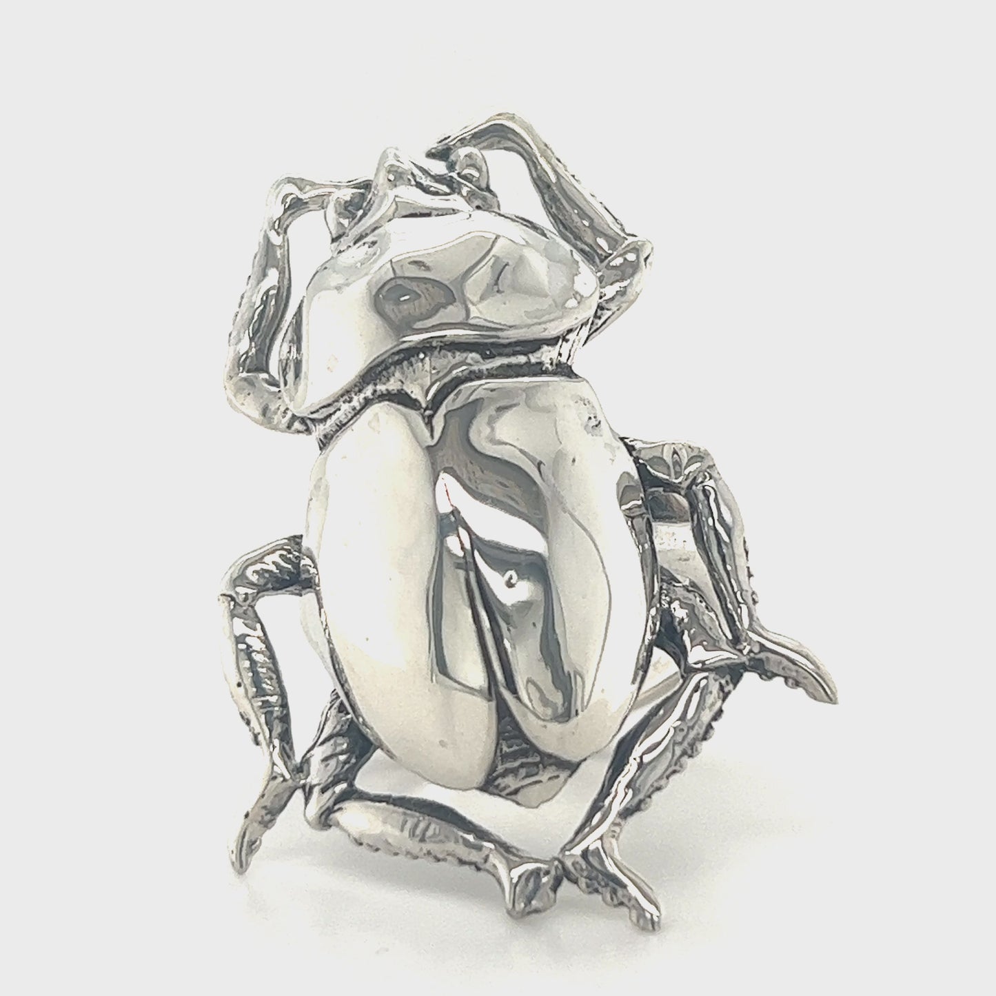
                  
                    Load and play video in Gallery viewer, Statement Scarab Beetle Ring
                  
                