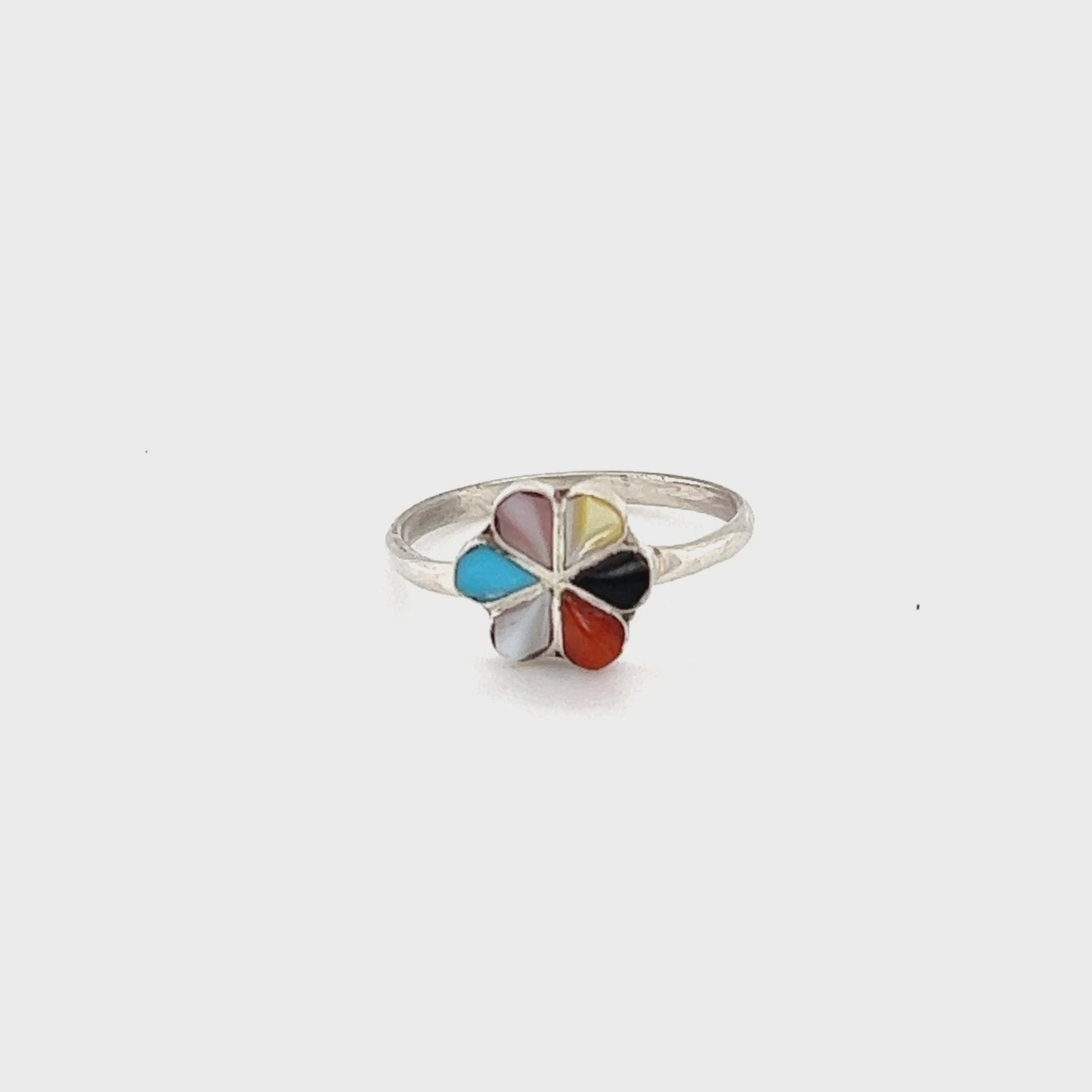 
                  
                    Load and play video in Gallery viewer, Zuni Handmade Multi Stone Ring
                  
                