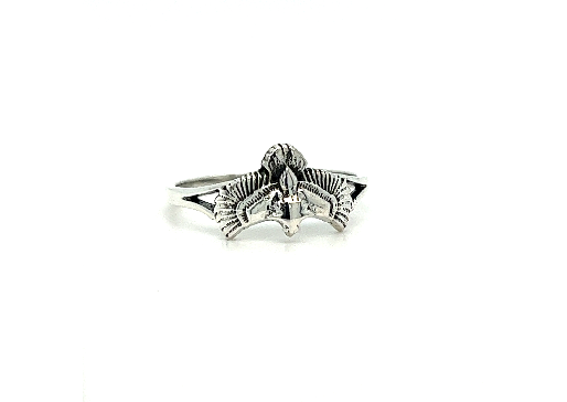 A Majestic Eagle Ring with a bird of courage on it, made by Super Silver.