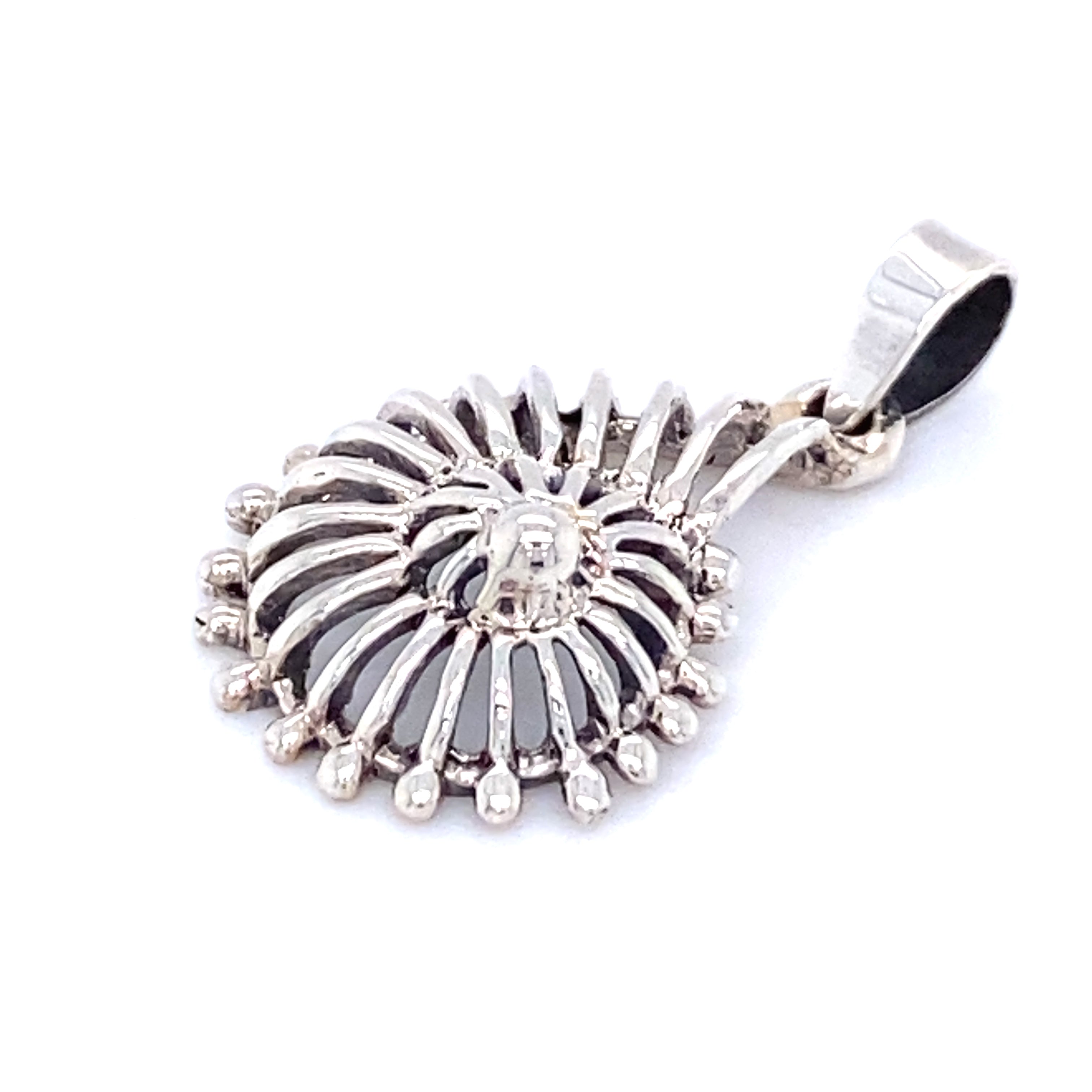 A Super Silver Nautilus Charm with Open Design pendant, perfect for the sea lover.
