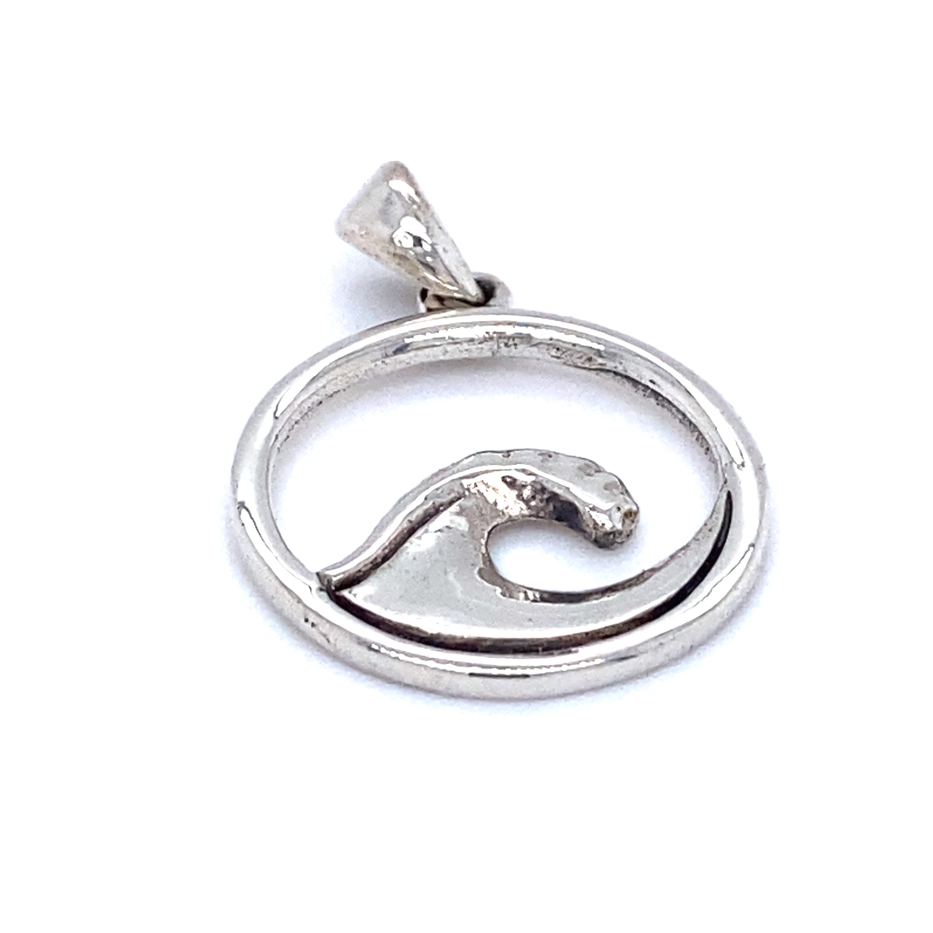 A Serene Wave Pendant from Super Silver.