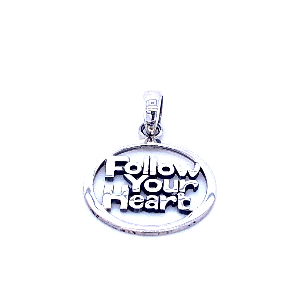 
                  
                    Super Silver's Affirmation Charms heart pendant showcases a sterling silver design combined with an affirmation.
                  
                