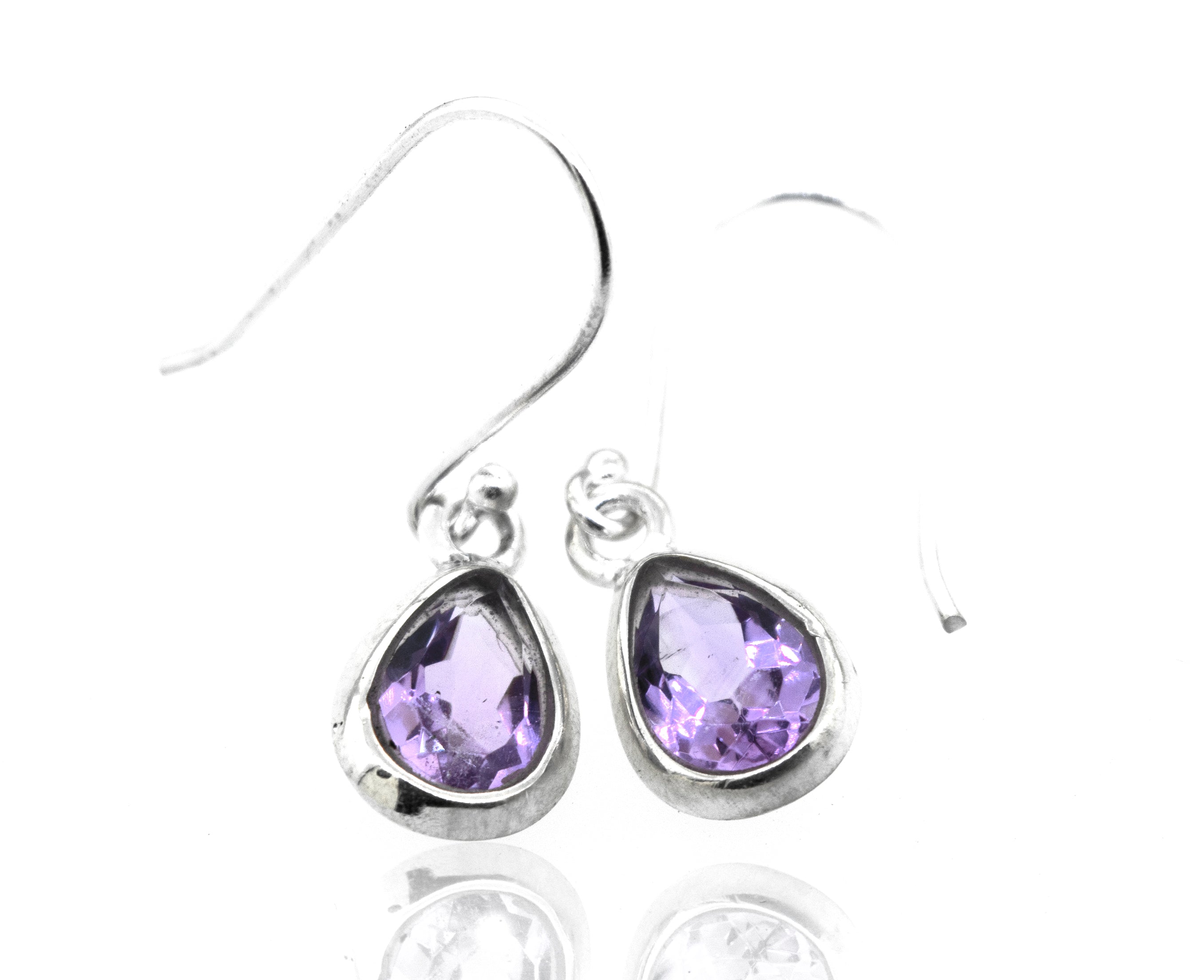 Teardrop 2025 amethyst earrings