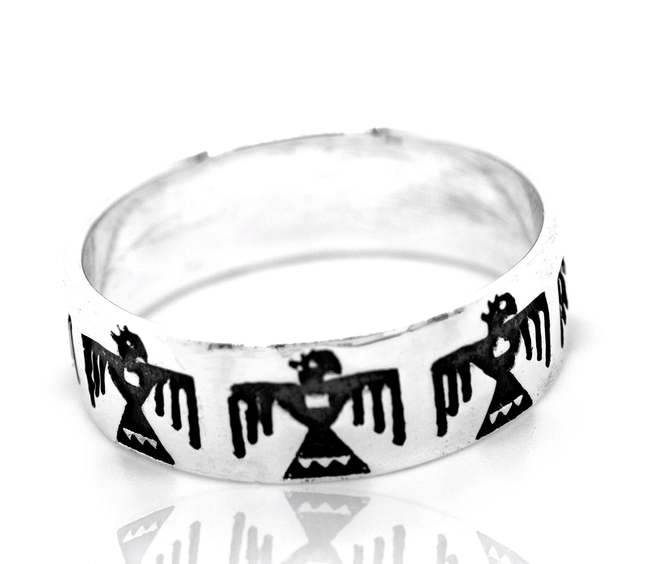 A Super Silver Thunderbird Ring.
