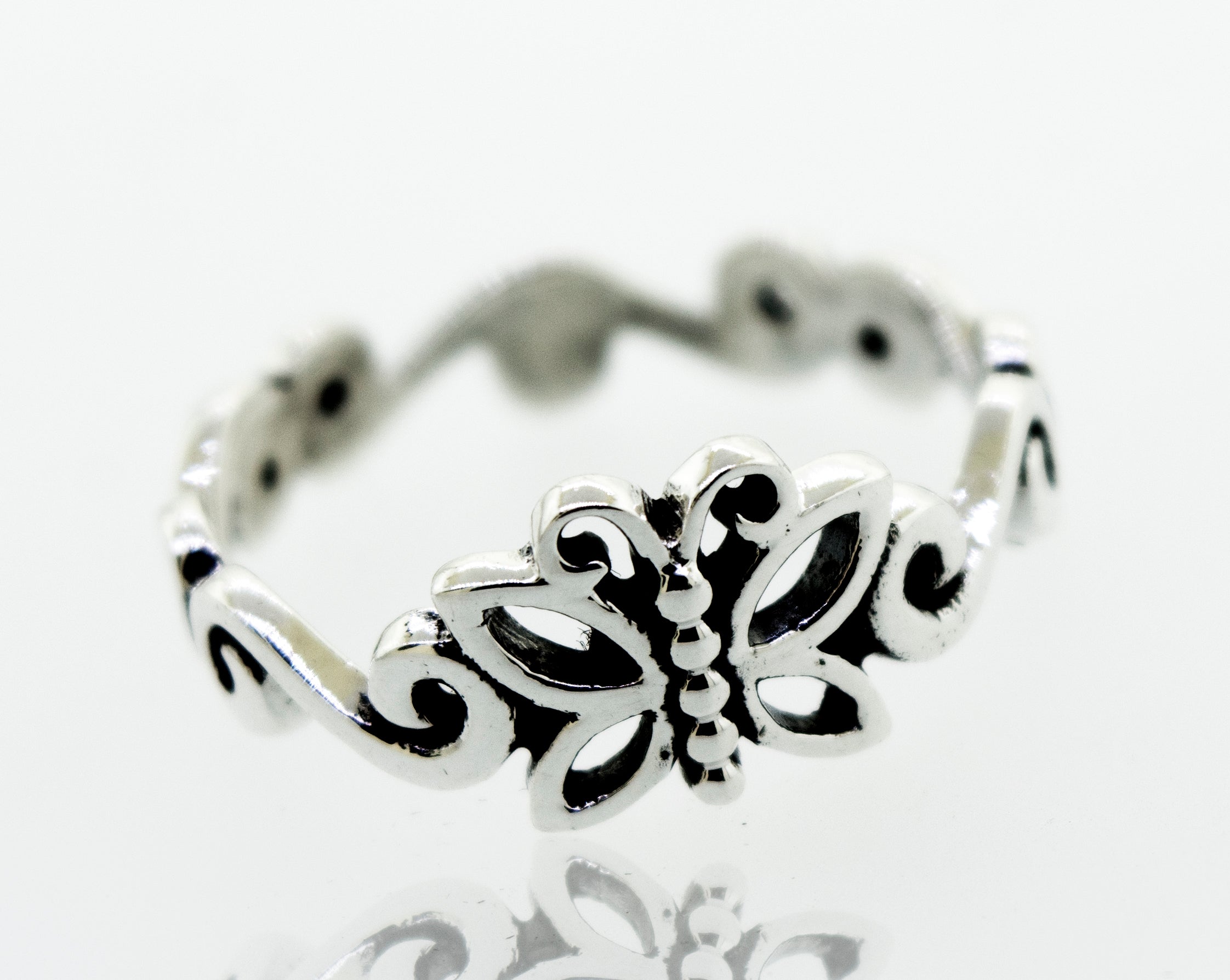 Butterfly ring online band