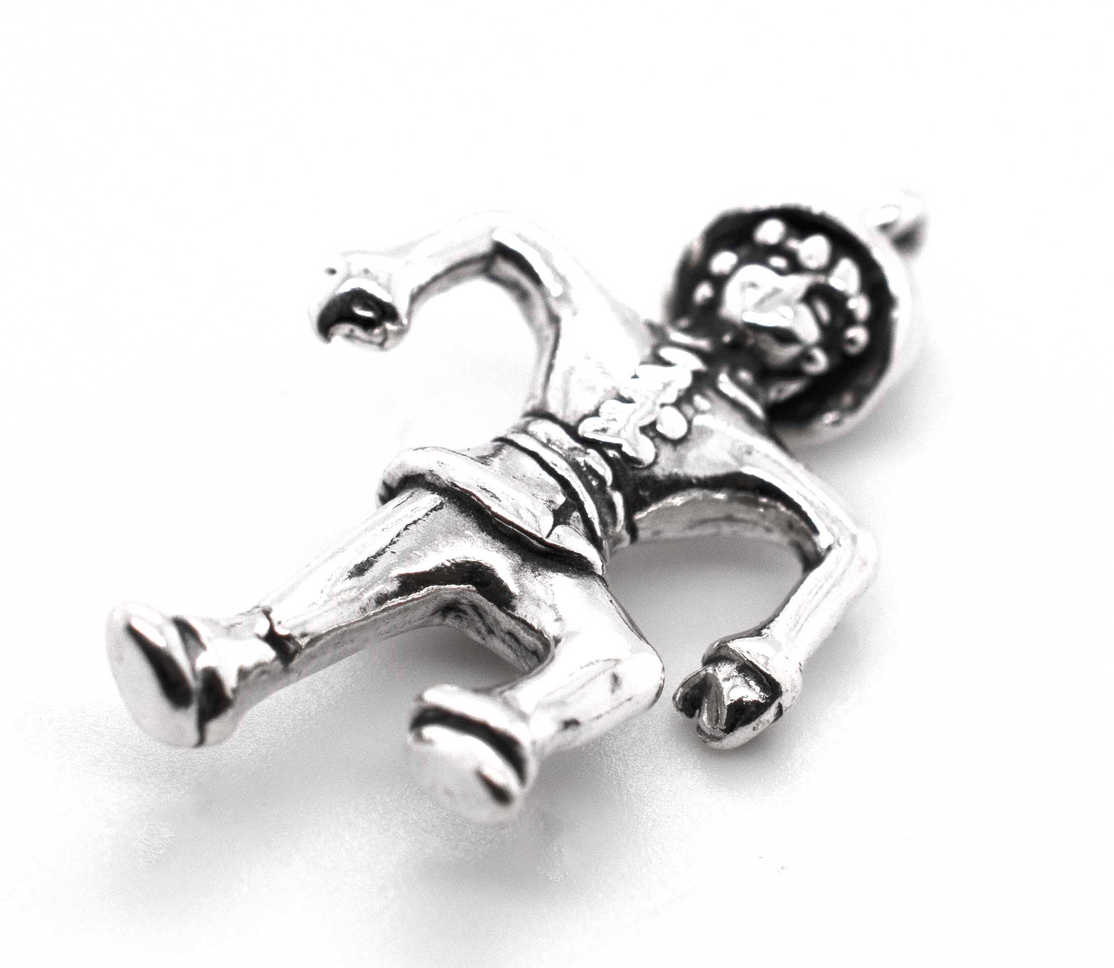 A Dancing Scarecrow Charm, perfect for Halloween, from Super Silver.
