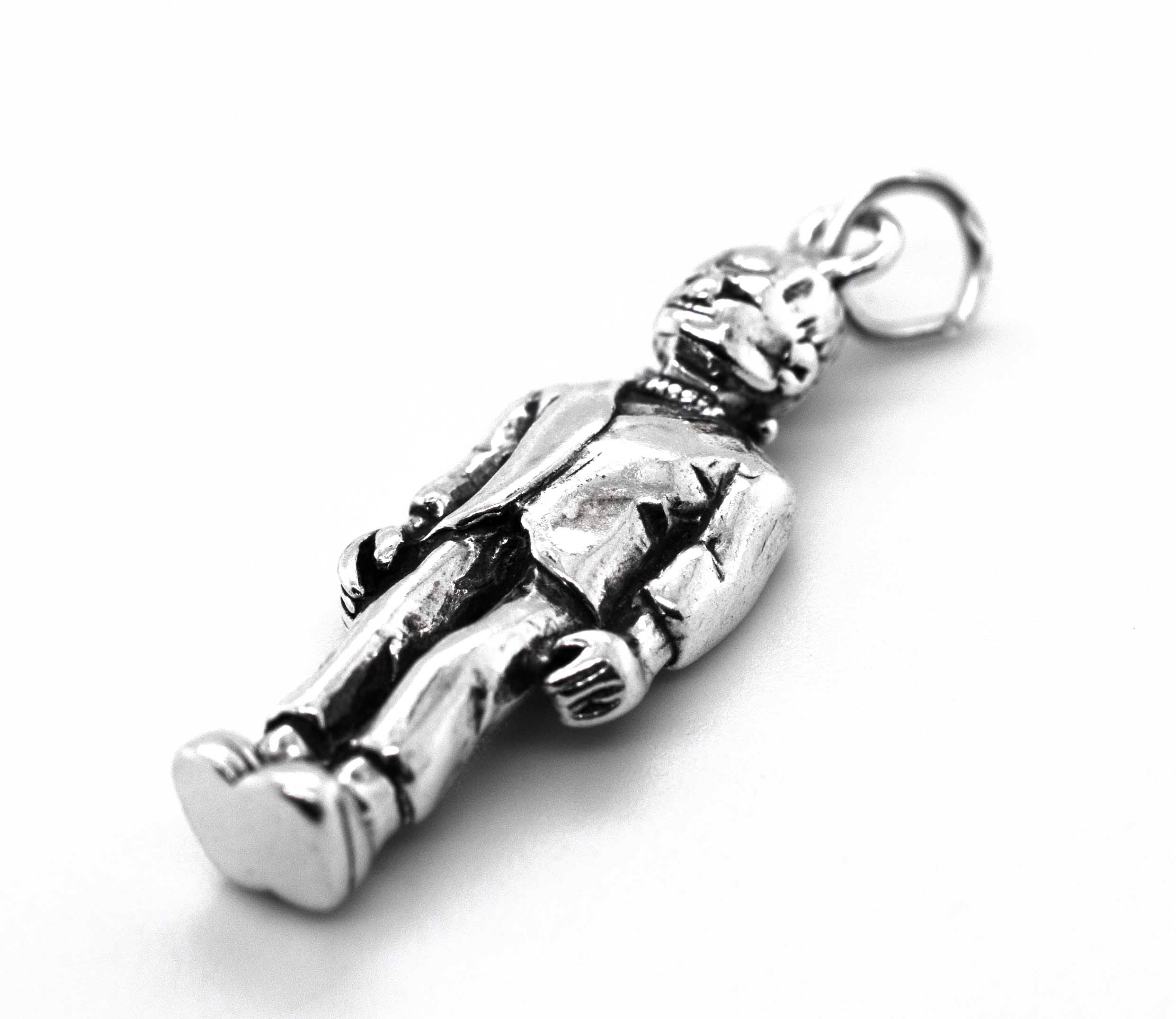 A Super Silver Frankenstein's Monster Pendant with the figure of Frankenstein's Monster.