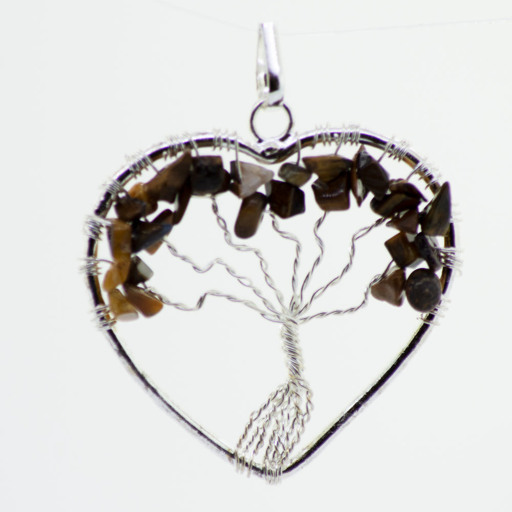 
                  
                    Wire wrapped Heart Shaped Tree of Life pendant from Super Silver.
                  
                