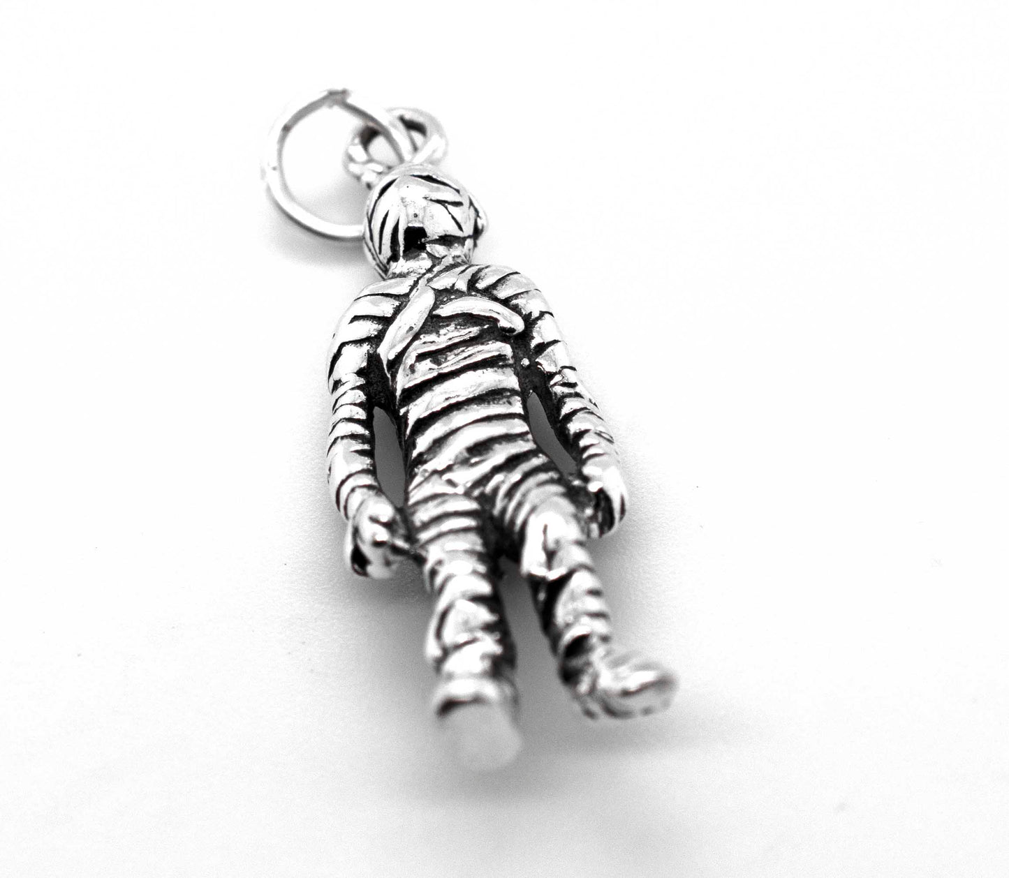 A Haunting Mummy Charm from Super Silver on a white background.
